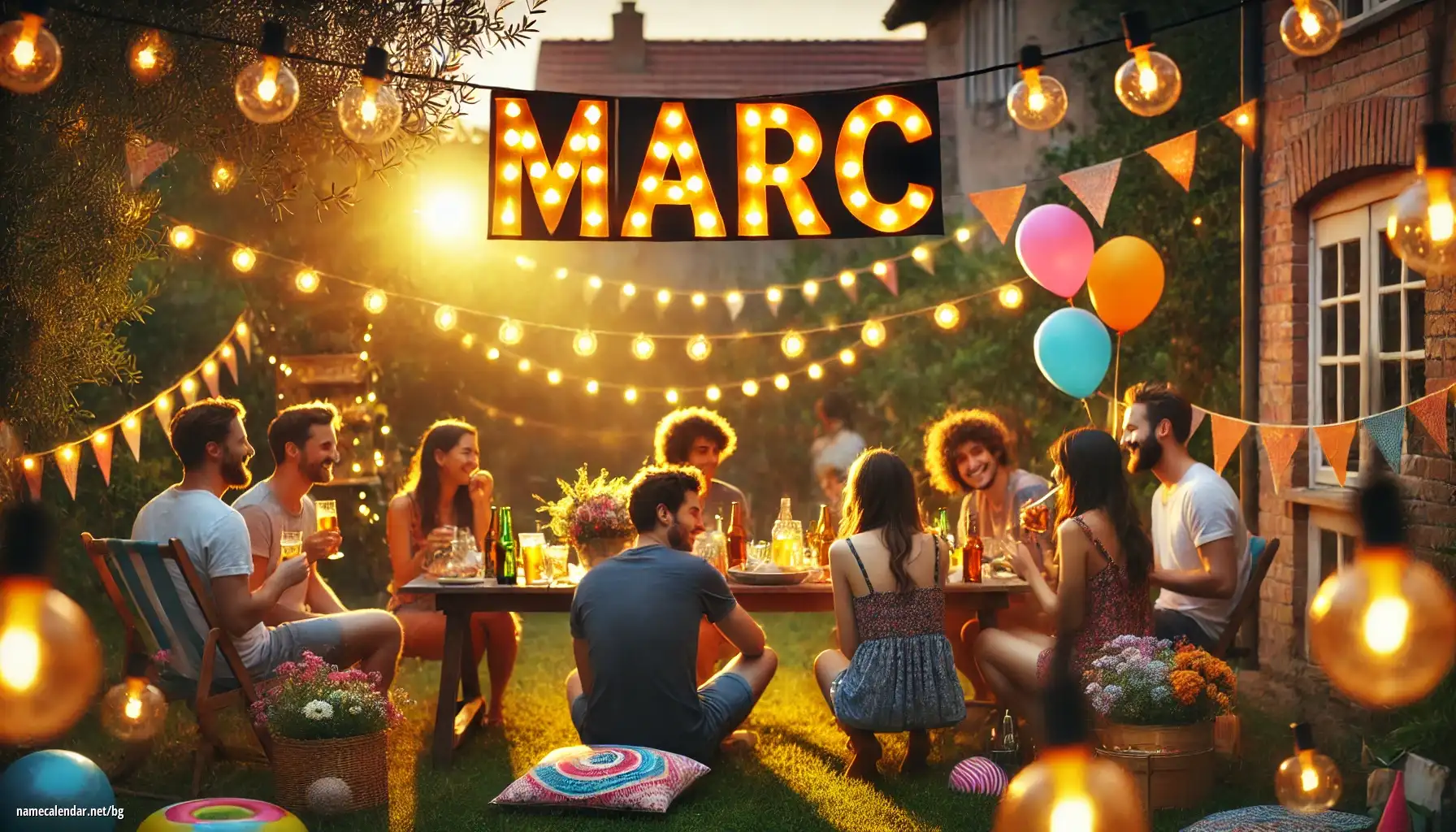 Празнуване на имен ден и име - Marc