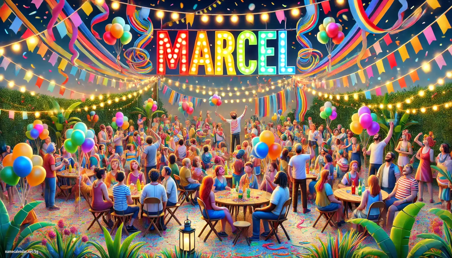 Празнуване на имен ден и име - Marcel