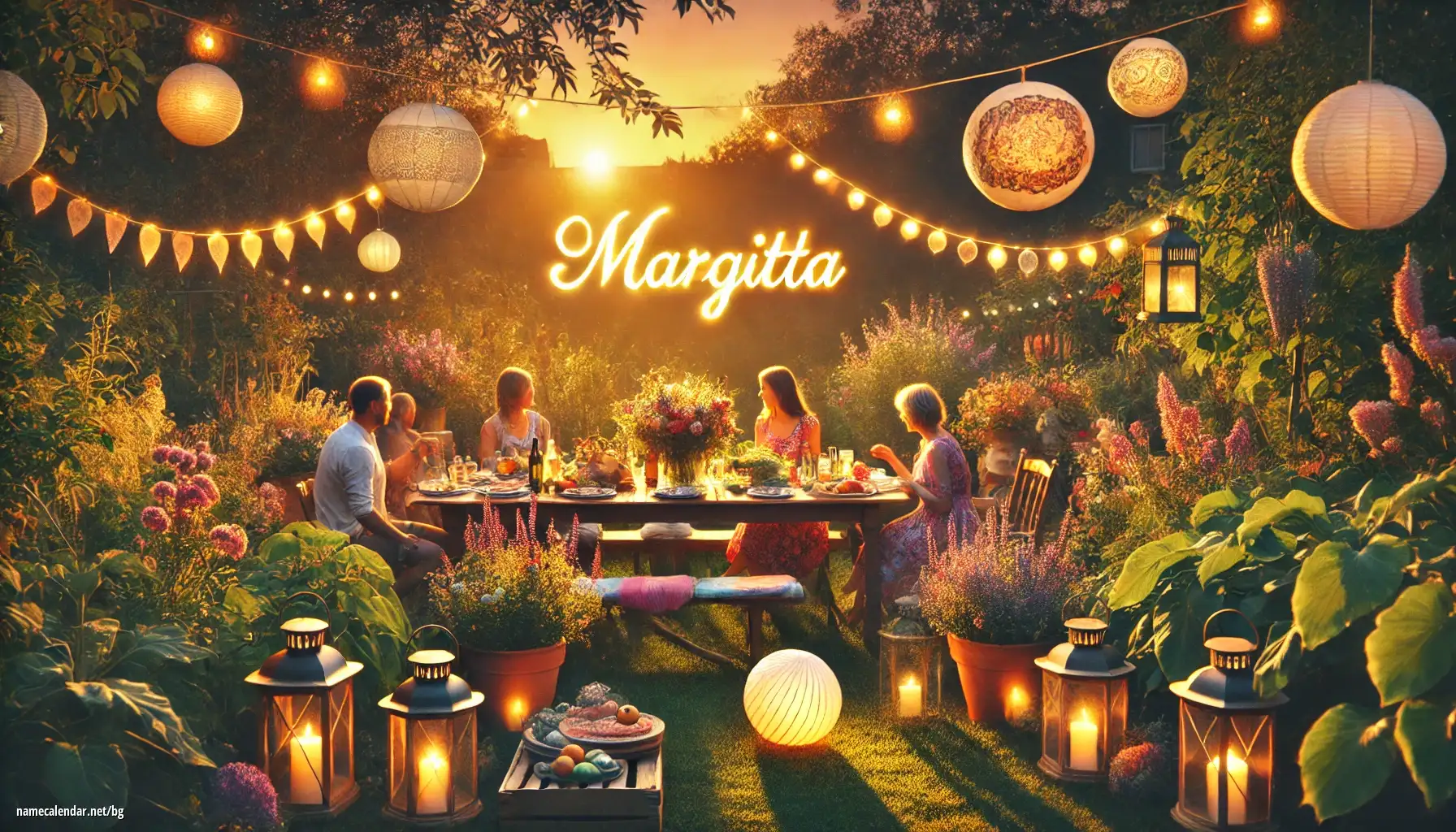 Празнуване на имен ден и име - Margitta