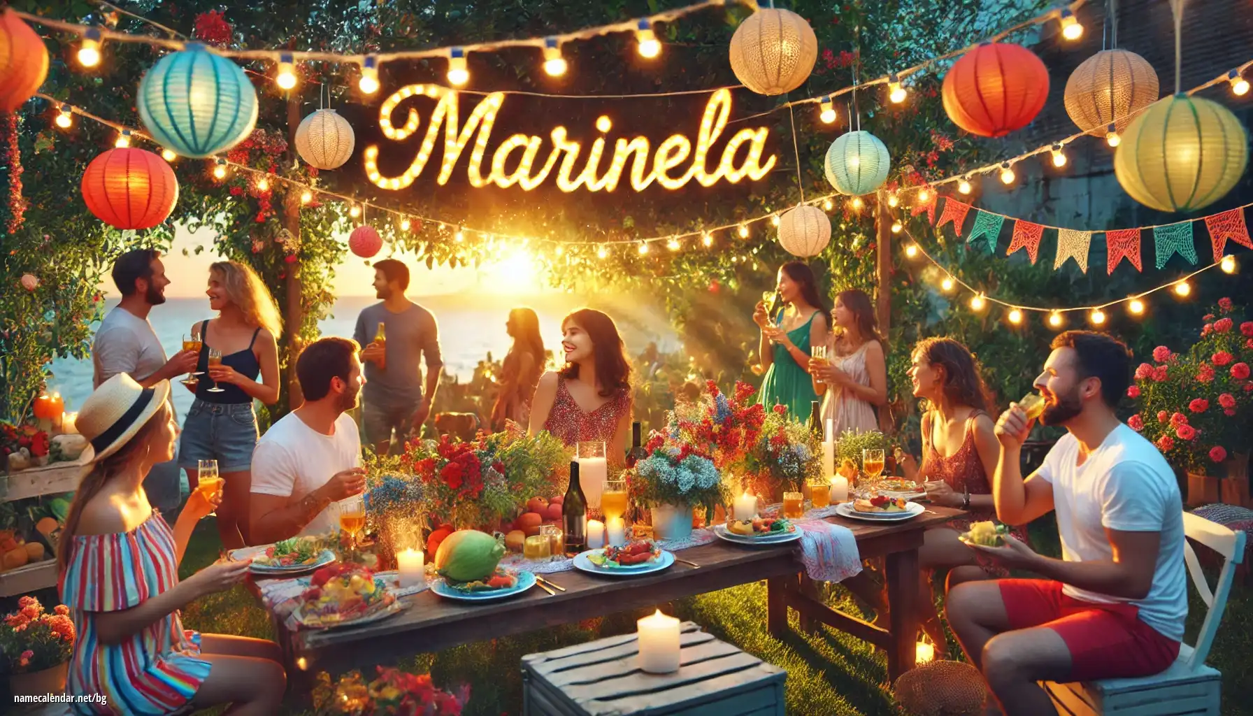 Празнуване на имен ден и име - Marinela