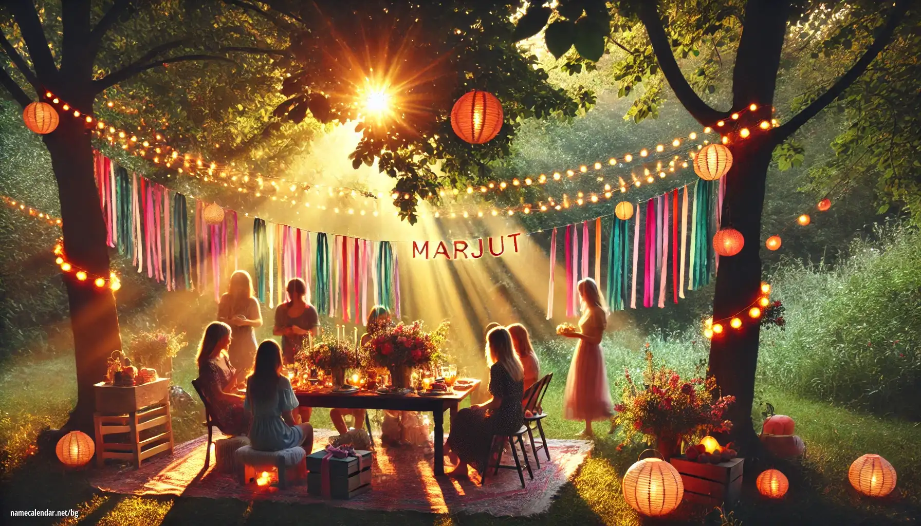 Празнуване на имен ден и име - Marjut