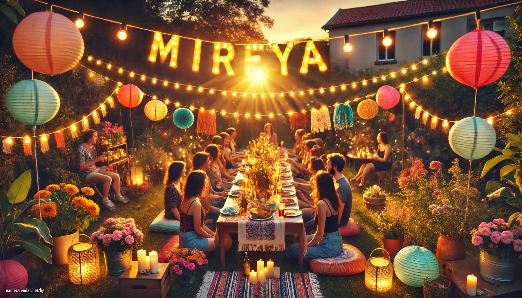 Празнуване на имен ден и име - Mireya