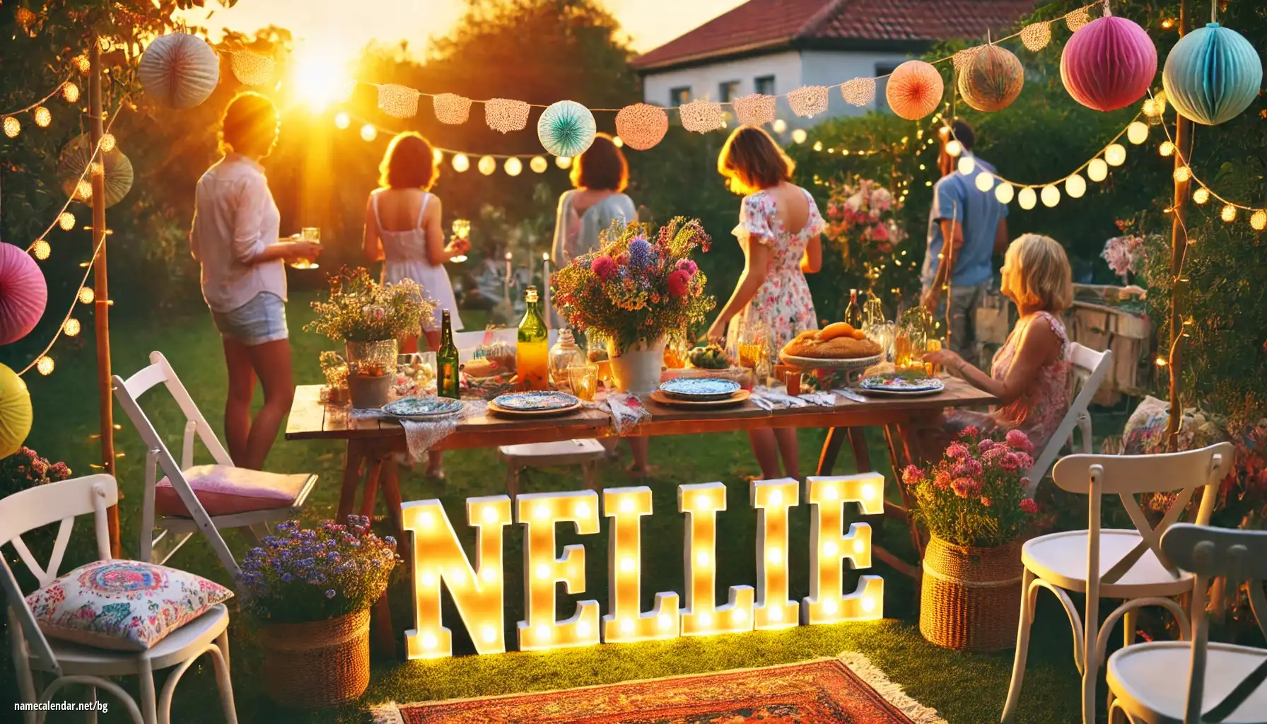 Празнуване на имен ден и име - Nellie
