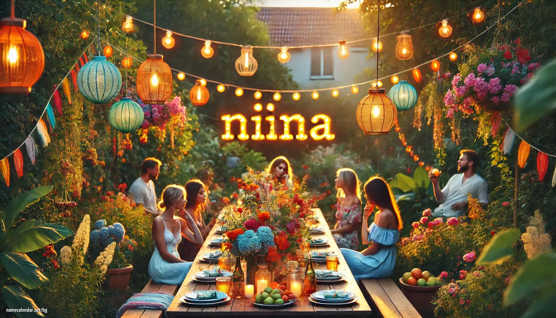 Празнуване на имен ден и име - Niina