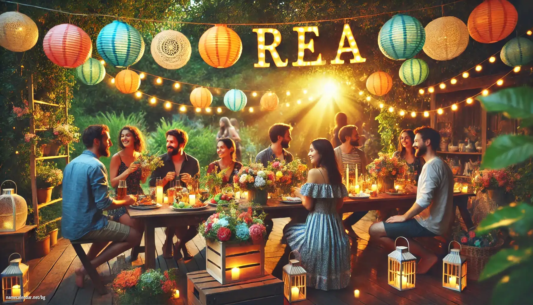 Празнуване на имен ден и име - Rea