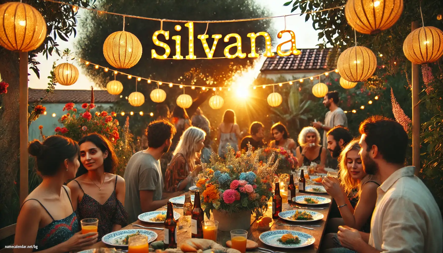 Празнуване на имен ден и име - Silvana