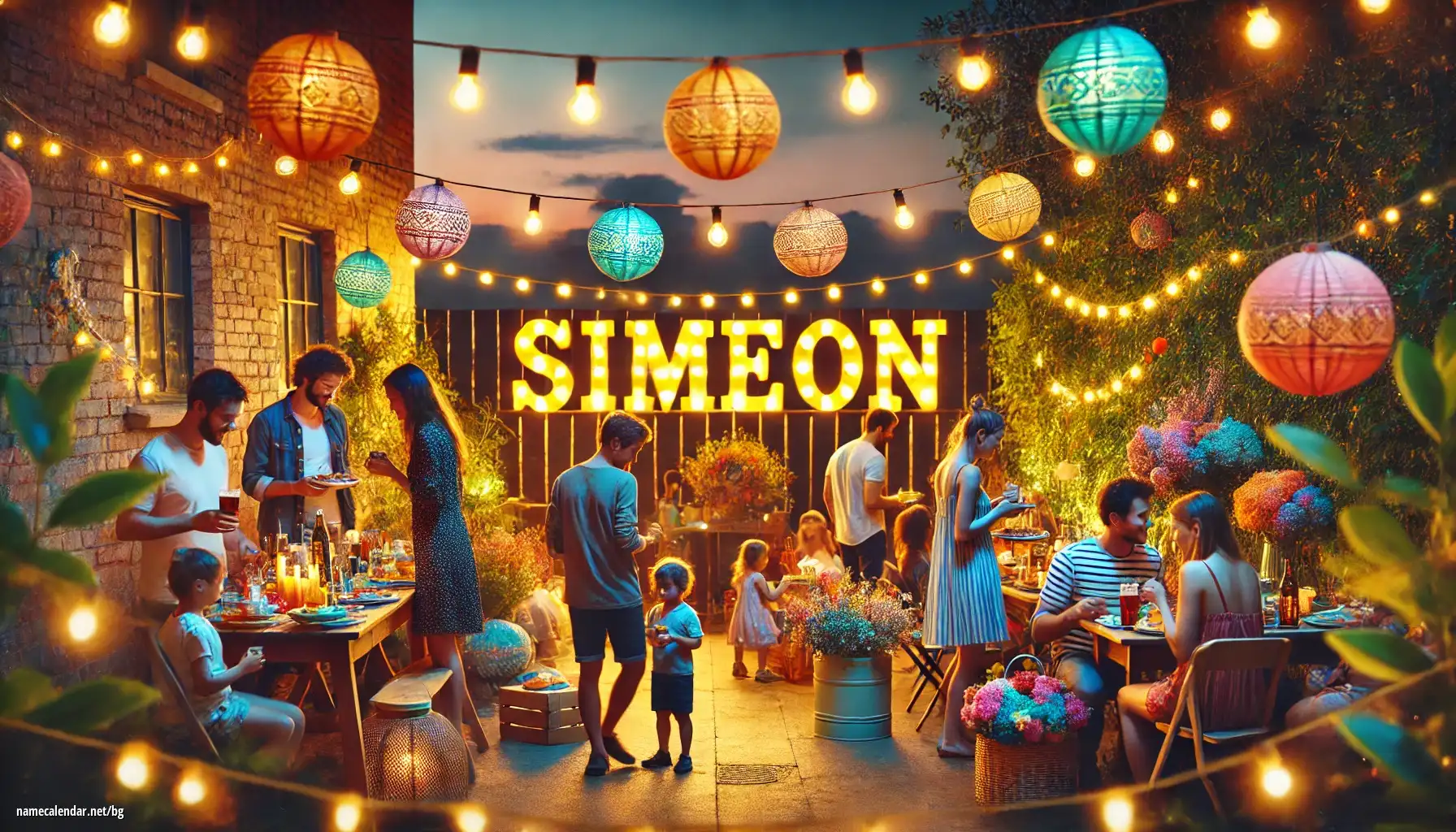 Празнуване на имен ден и име - Simeon