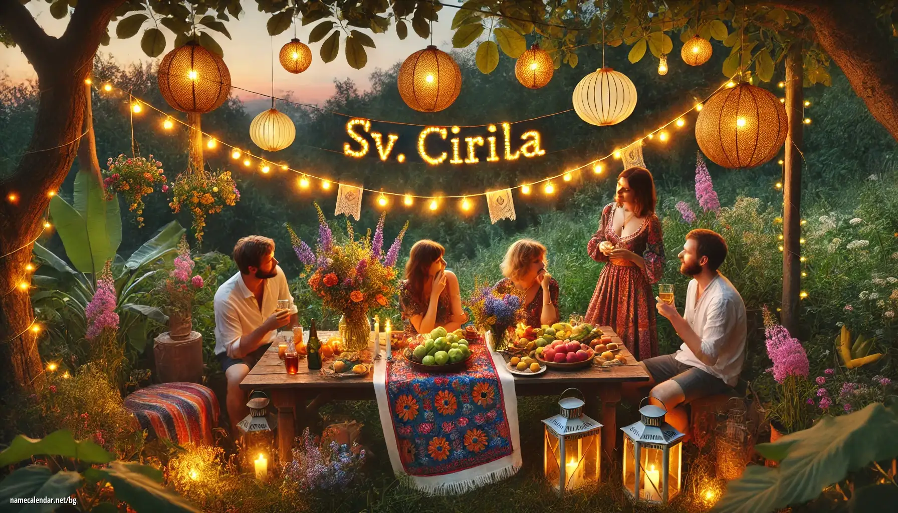 Празнуване на имен ден и име - Sv. Cirila