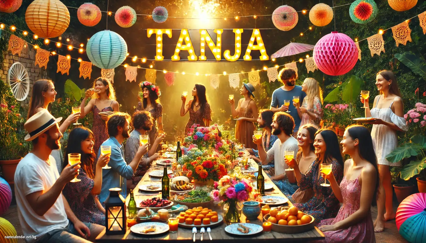 Празнуване на имен ден и име - Tanja