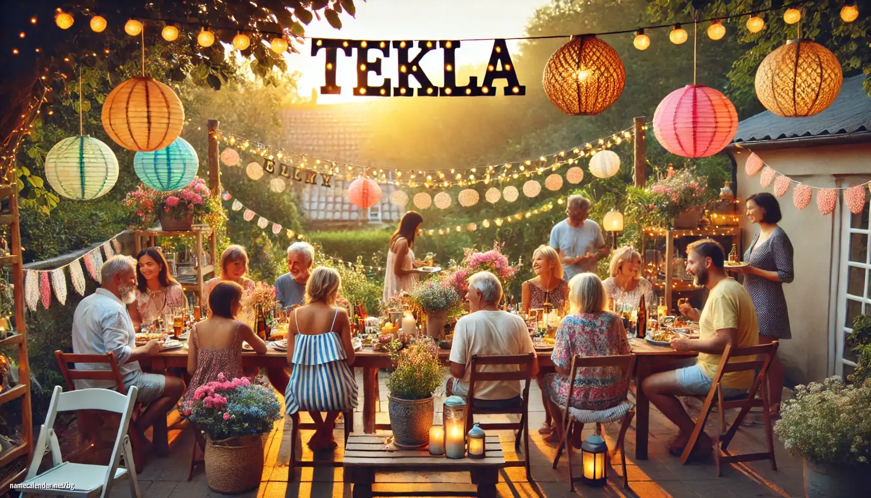 Празнуване на имен ден и име - Tekla