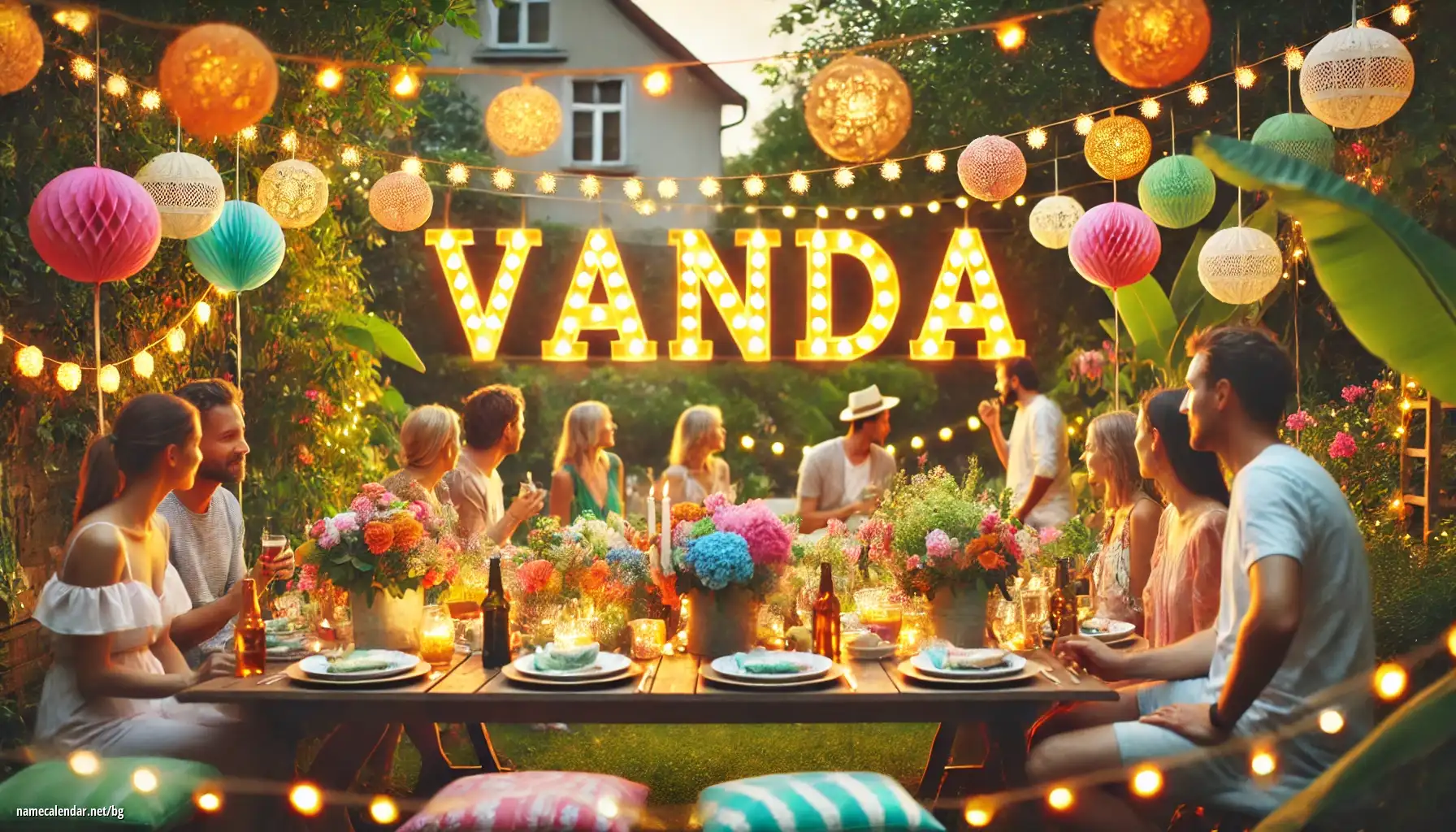 Празнуване на имен ден и име - Vanda