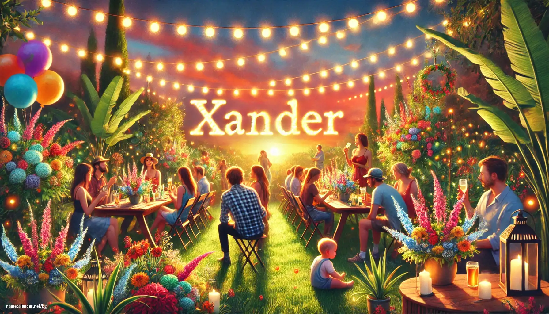 Празнуване на имен ден и име - Xander