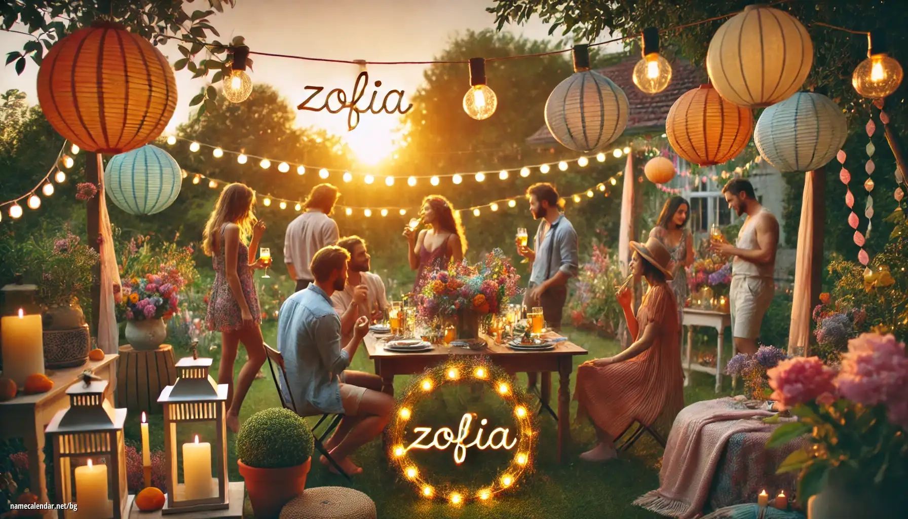 Празнуване на имен ден и име - Zofia