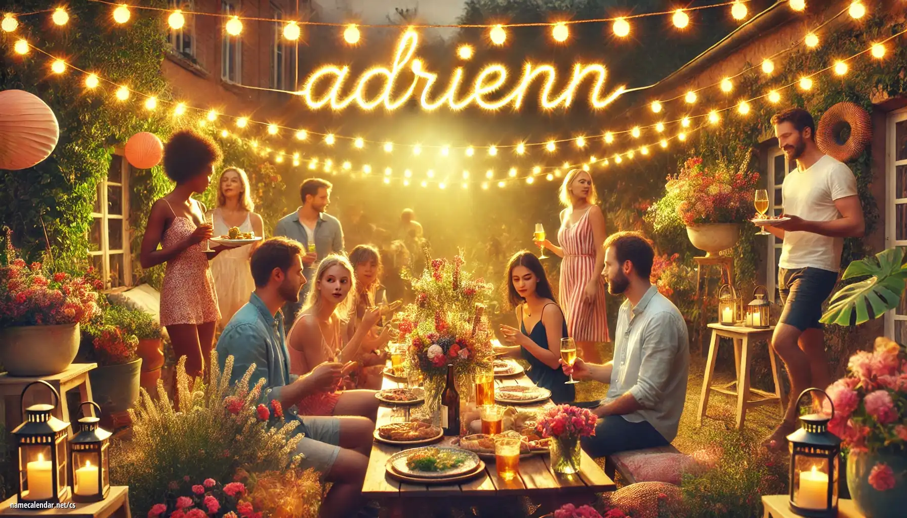 Oslava jmenin a jmenin - Adrienn