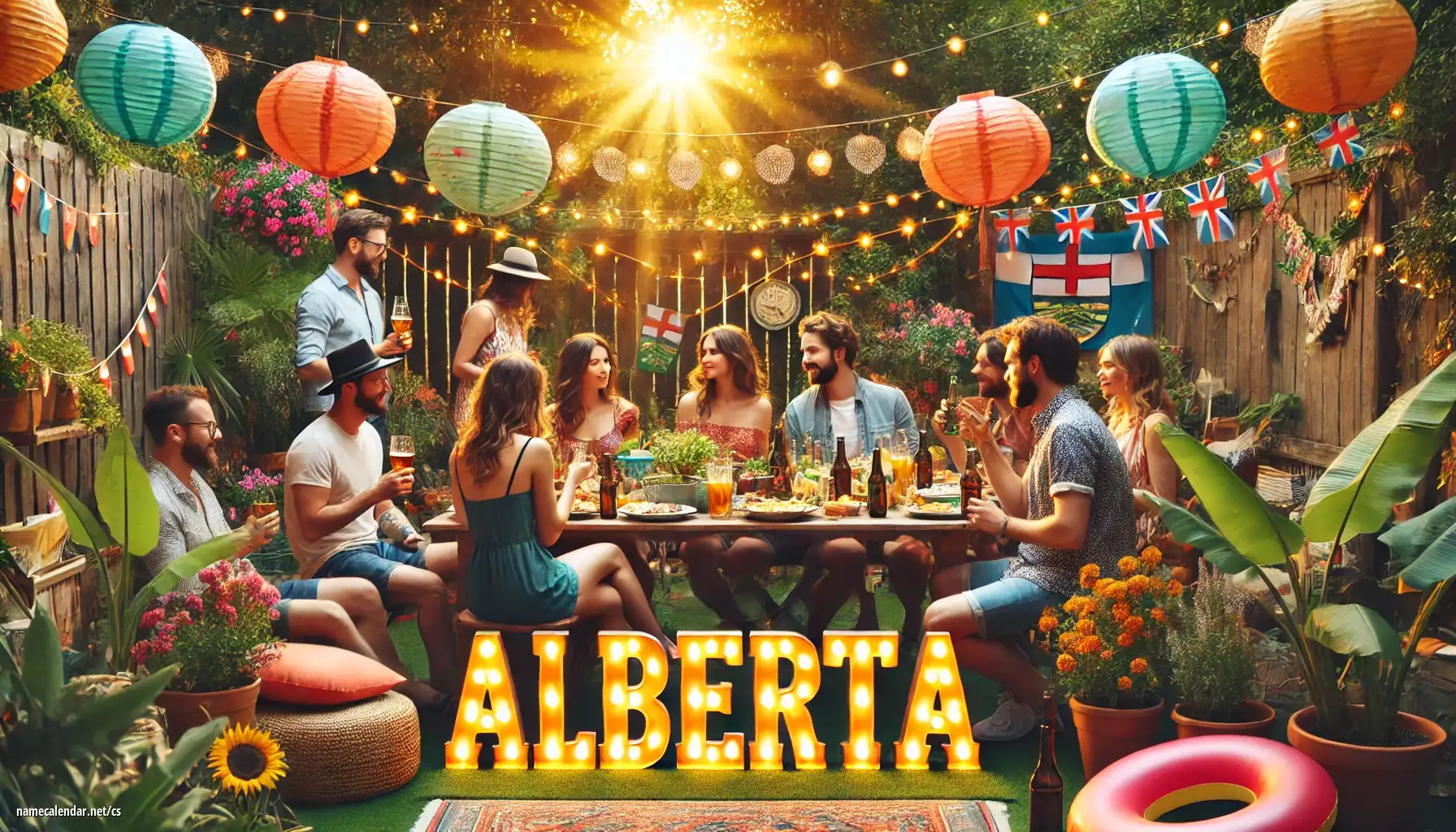 Oslava jmenin a jmenin - Alberta