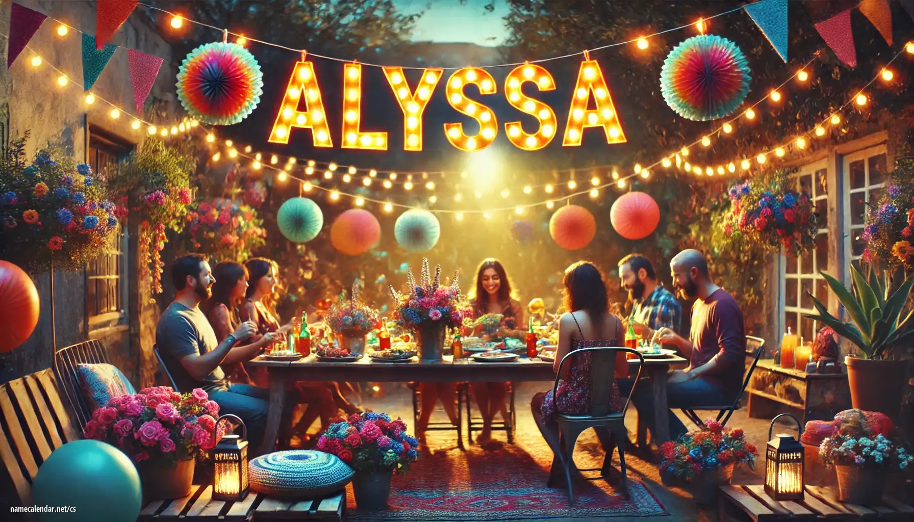 Oslava jmenin a jmenin - Alyssa