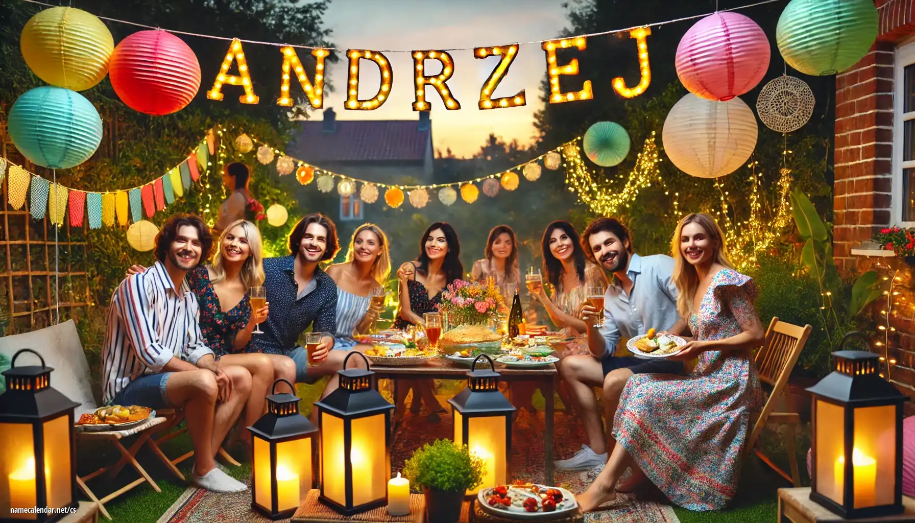 Oslava jmenin a jmenin - Andrzej