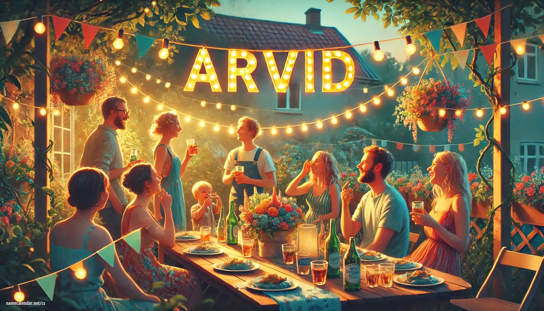 Oslava jmenin a jmenin - Arvid