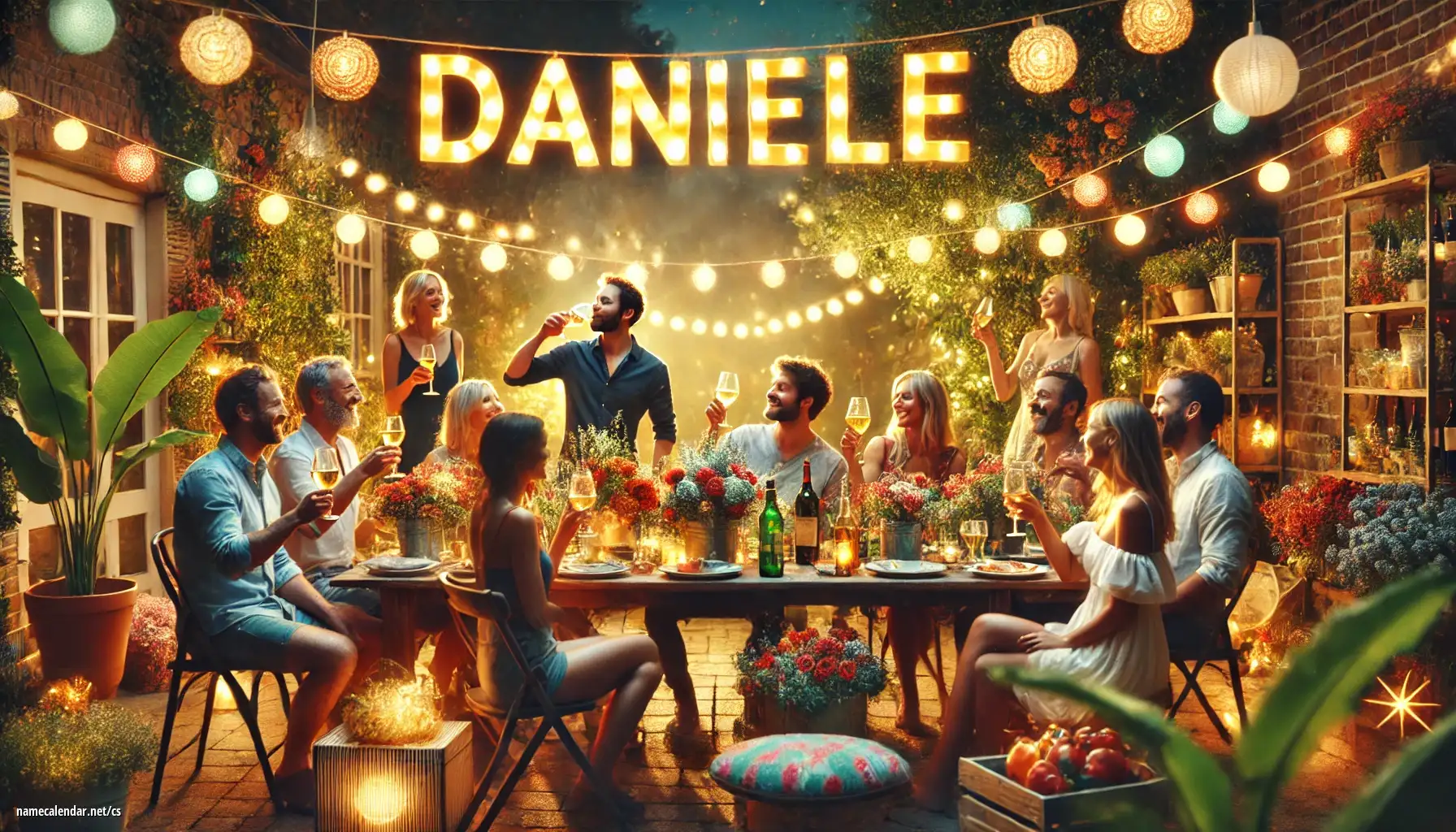 Oslava jmenin a jmenin - Daniele