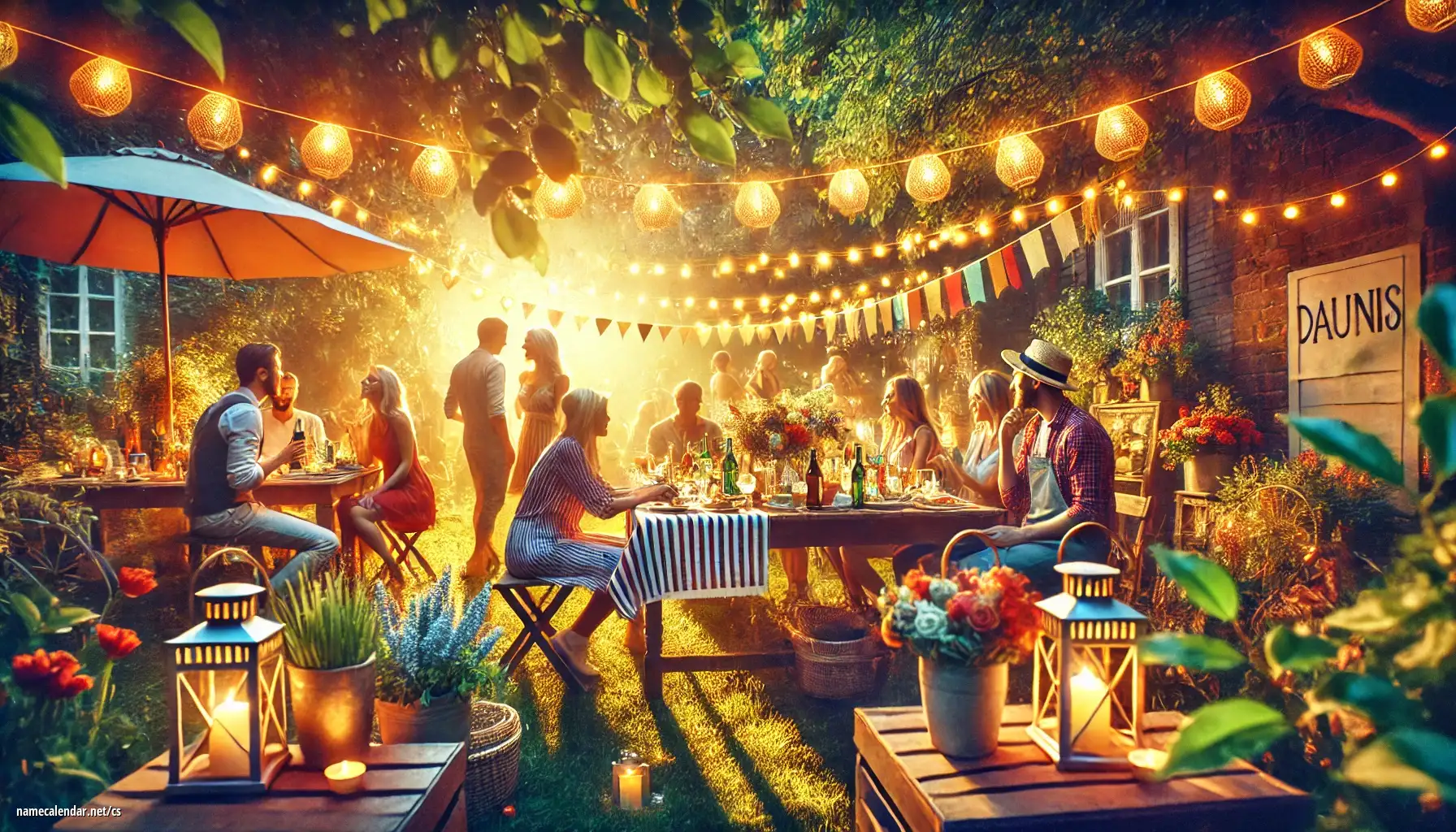 Oslava jmenin a jmenin - Daunis