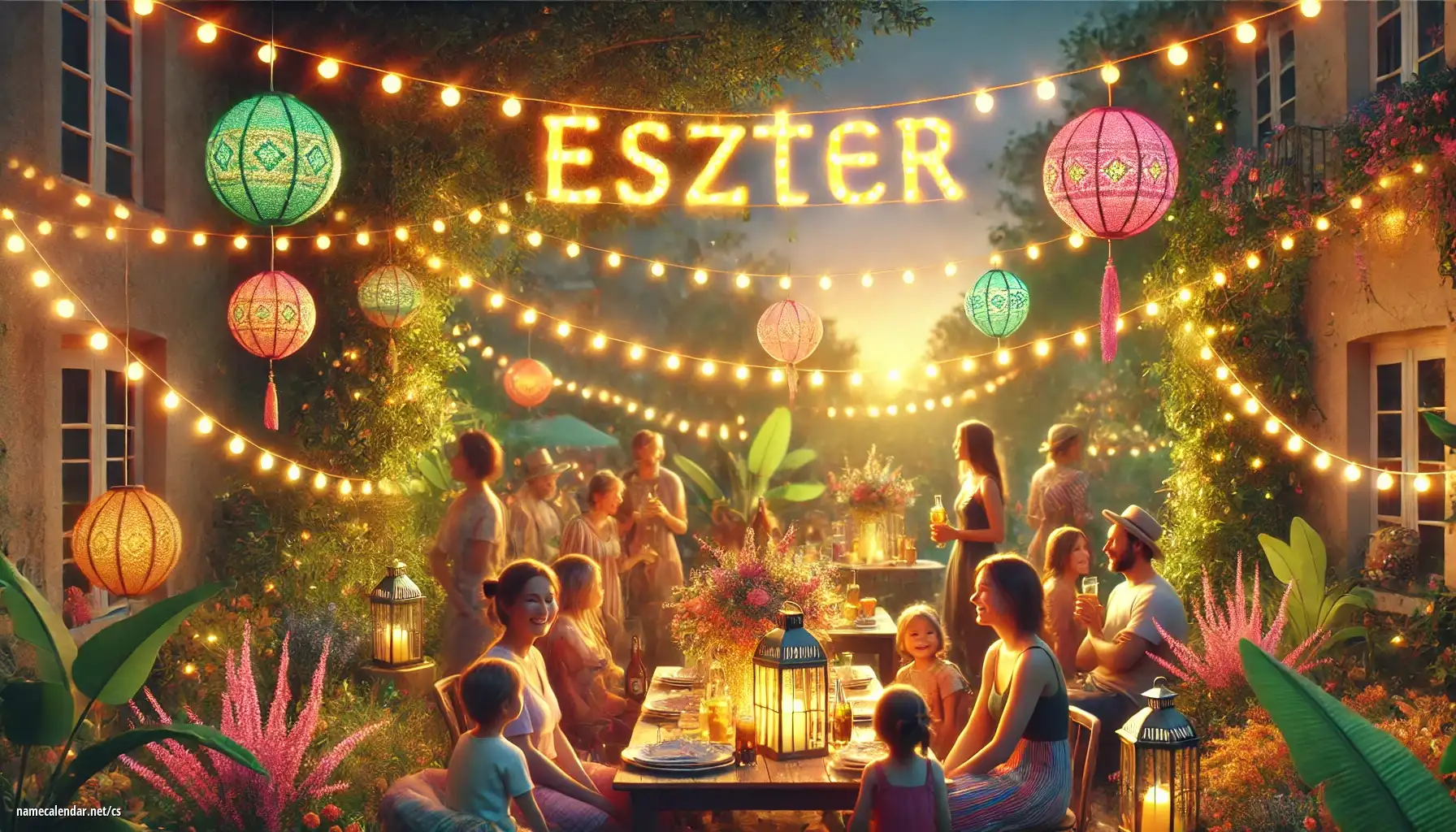 Oslava jmenin a jmenin - Eszter