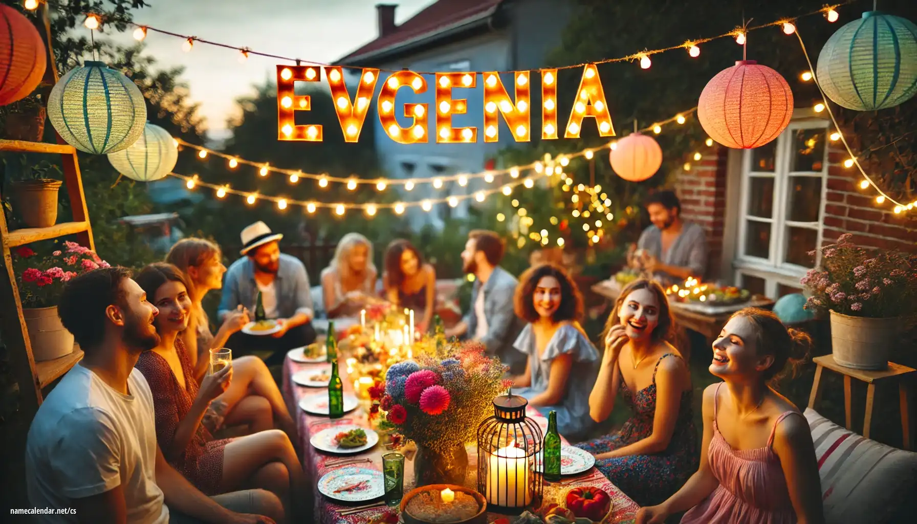 Oslava jmenin a jmenin - Evgenia