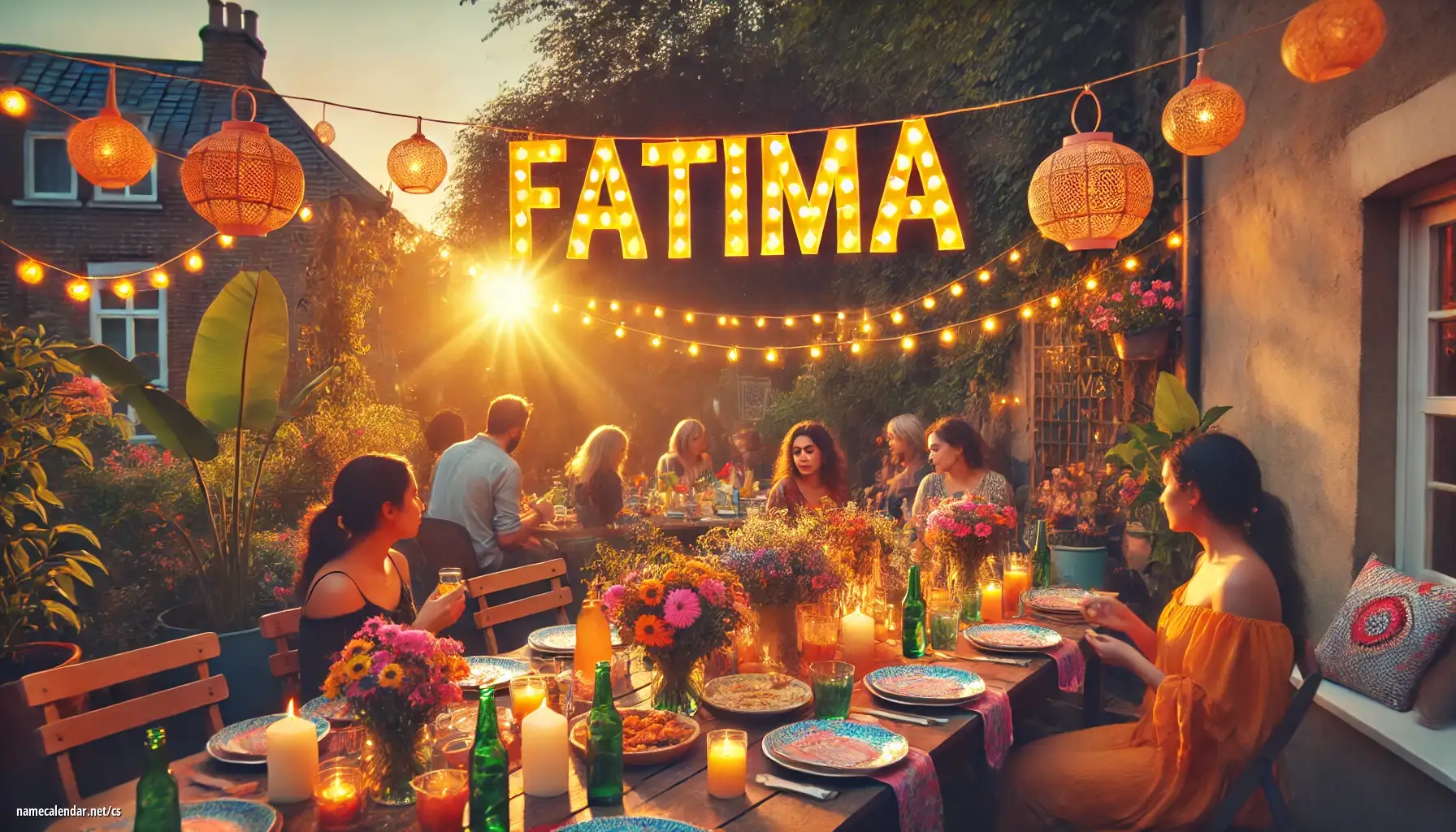 Oslava jmenin a jmenin - Fátima