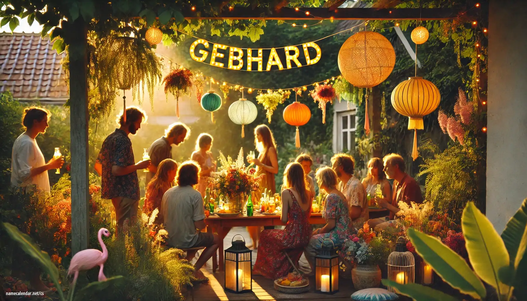 Oslava jmenin a jmenin - Gebhard