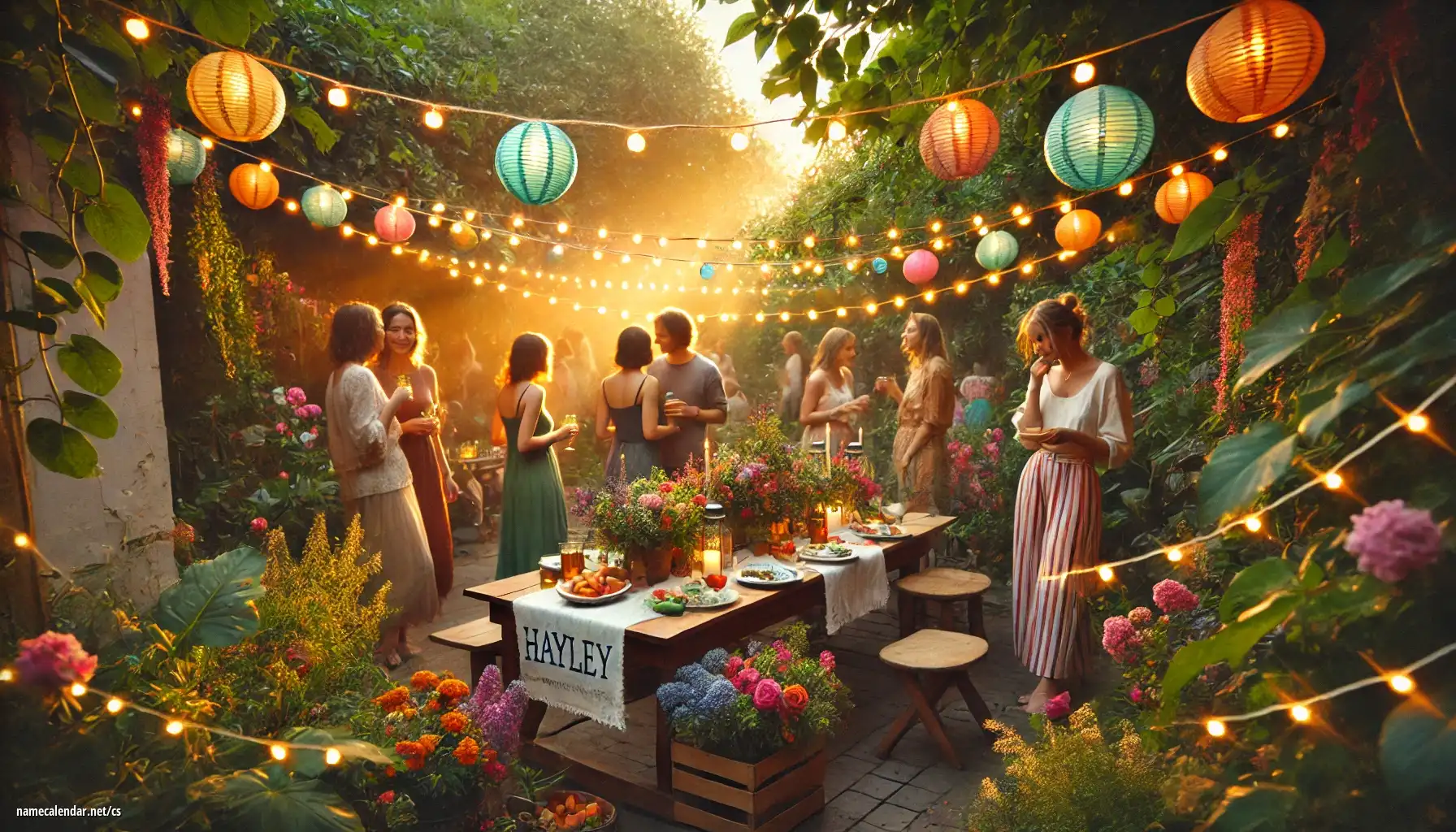 Oslava jmenin a jmenin - Hayley