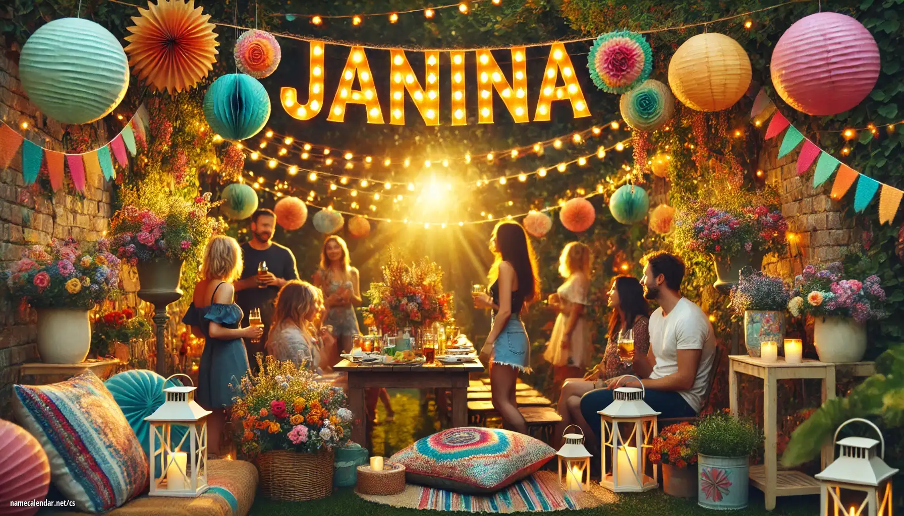 Oslava jmenin a jmenin - Janina