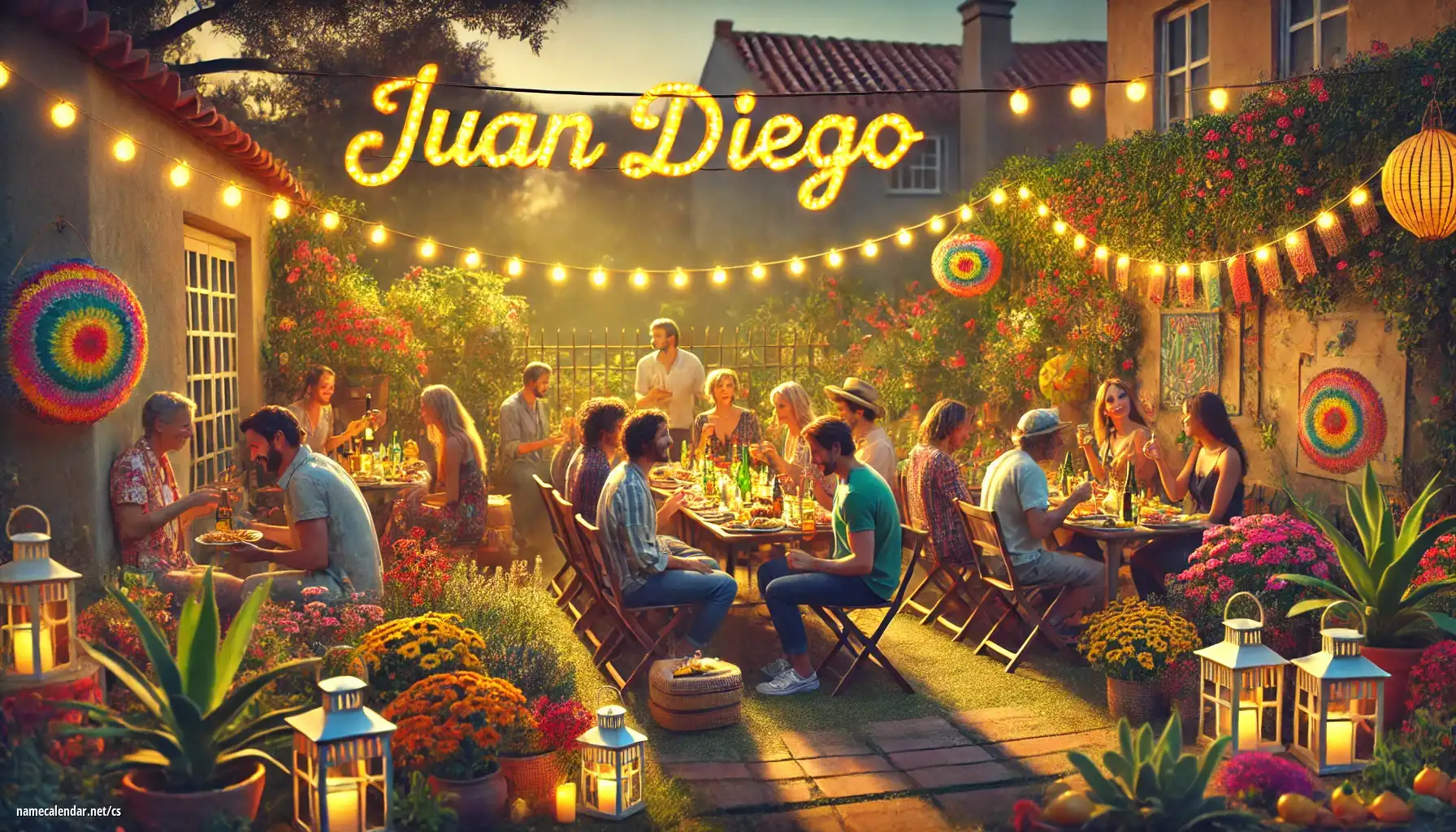 Oslava jmenin a jmenin - Juan Diego