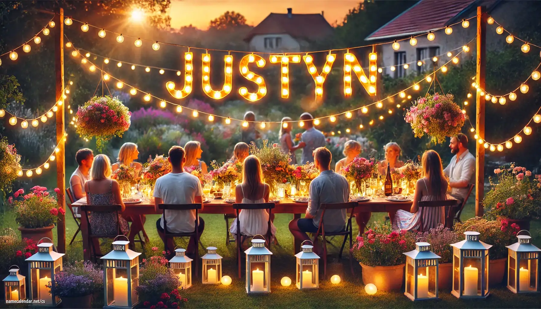 Oslava jmenin a jmenin - Justyn