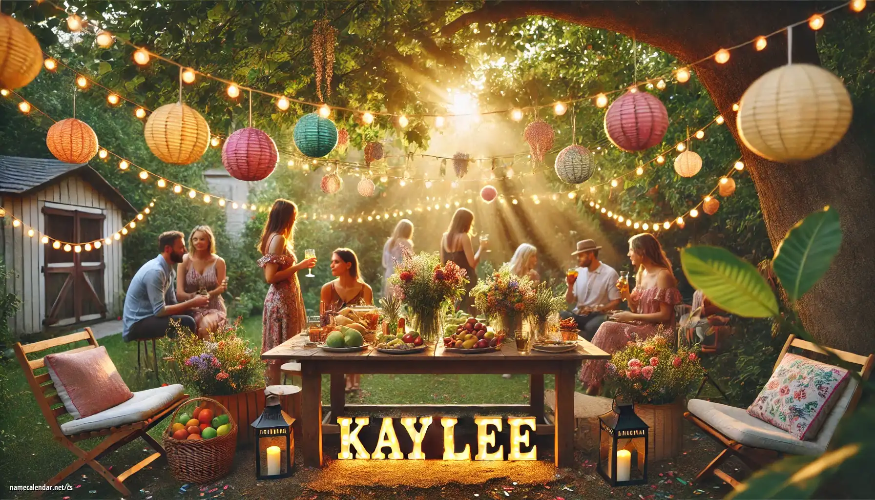 Oslava jmenin a jmenin - Kaylee