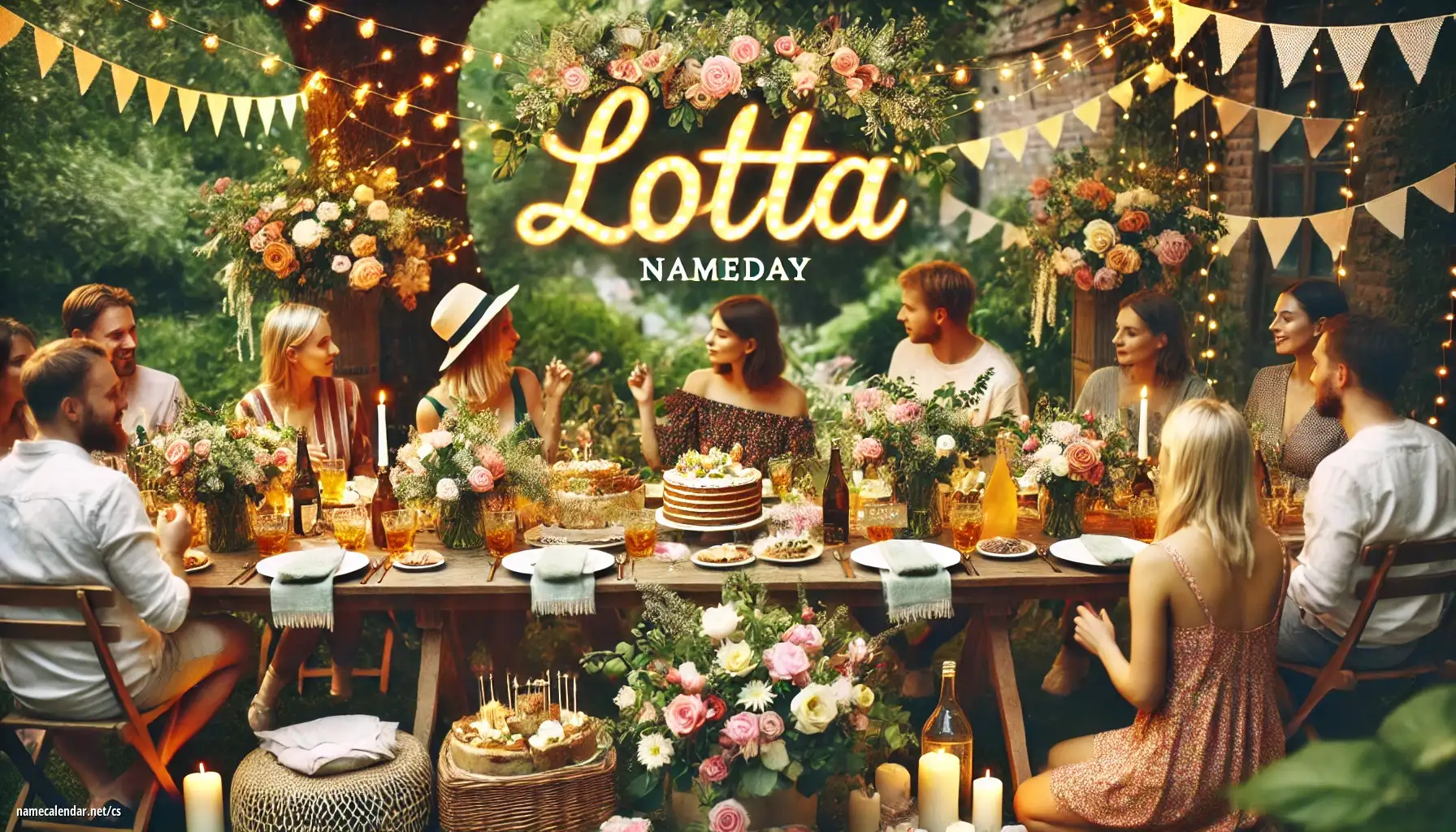 Oslava jmenin a jmenin - Lotta