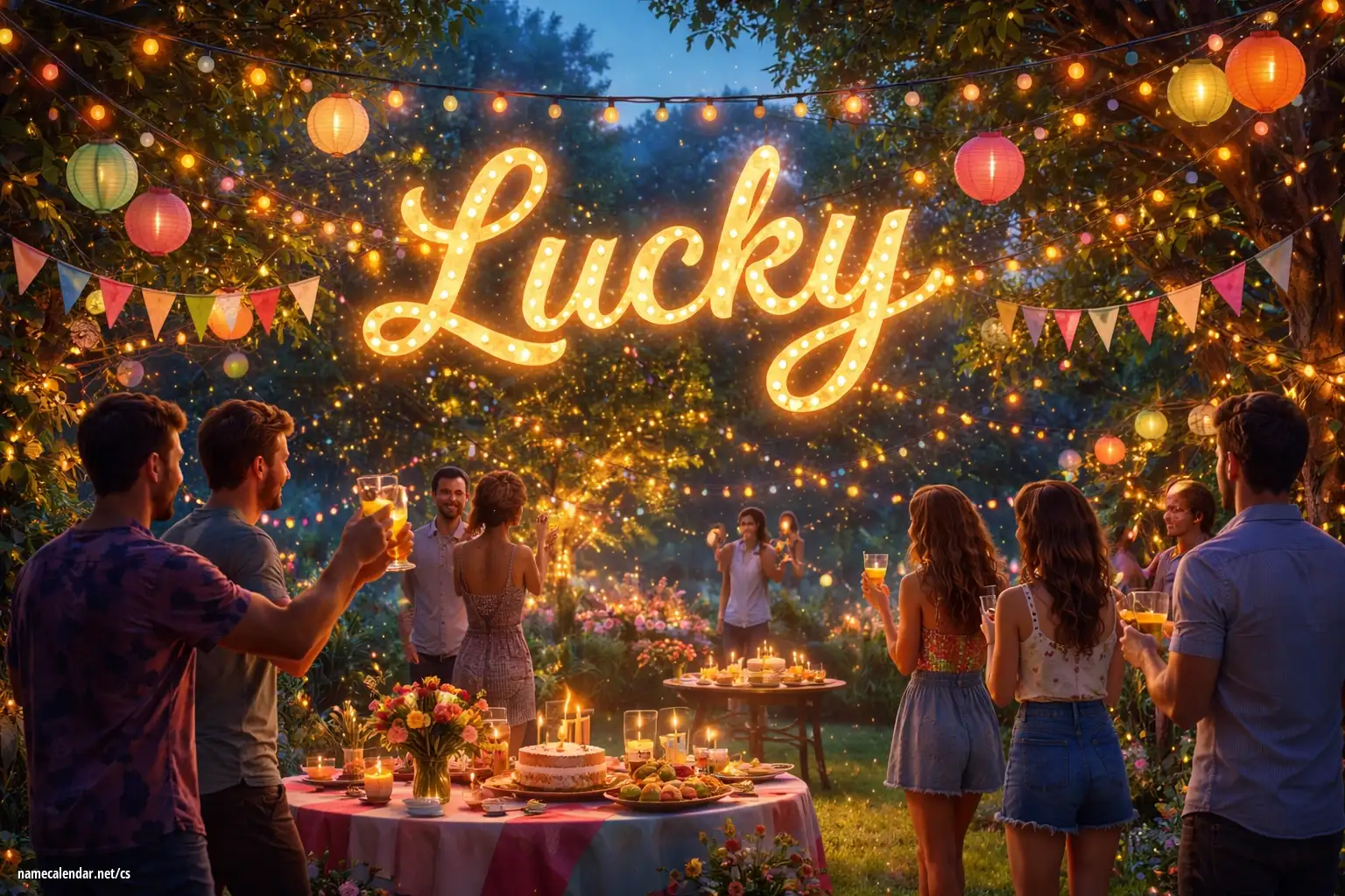 Oslava jmenin a jmenin - Lucky