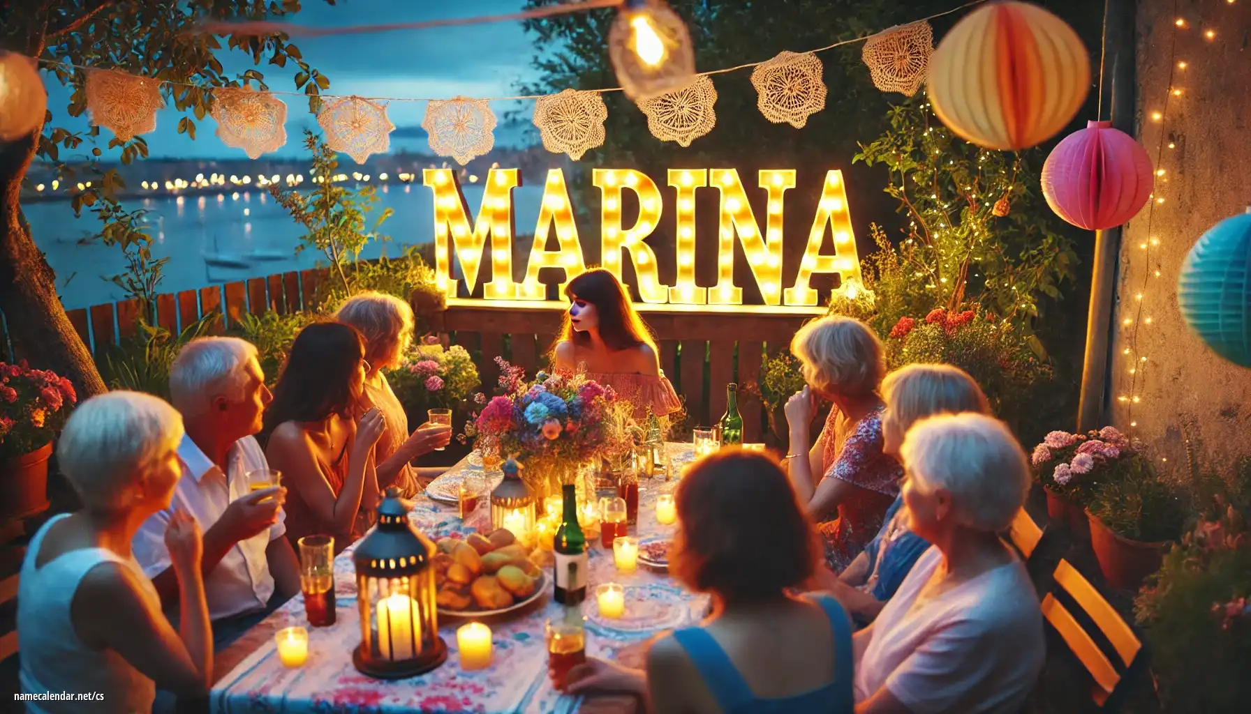 Oslava jmenin a jmenin - Marina