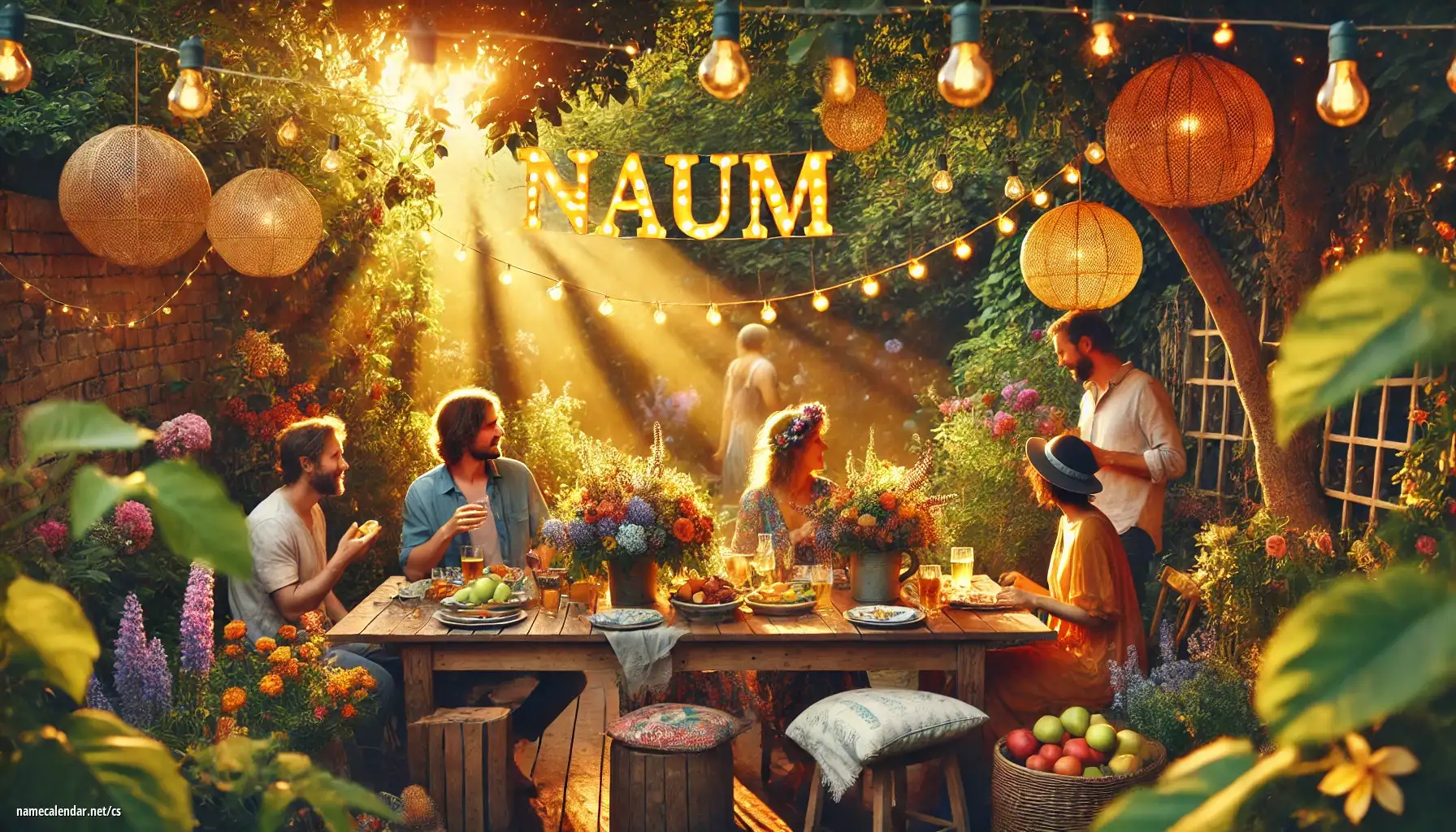 Oslava jmenin a jmenin - Naum