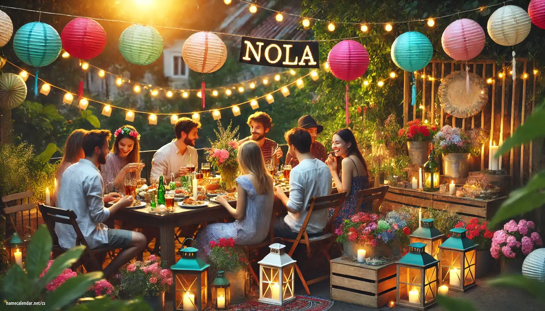 Oslava jmenin a jmenin - Nola