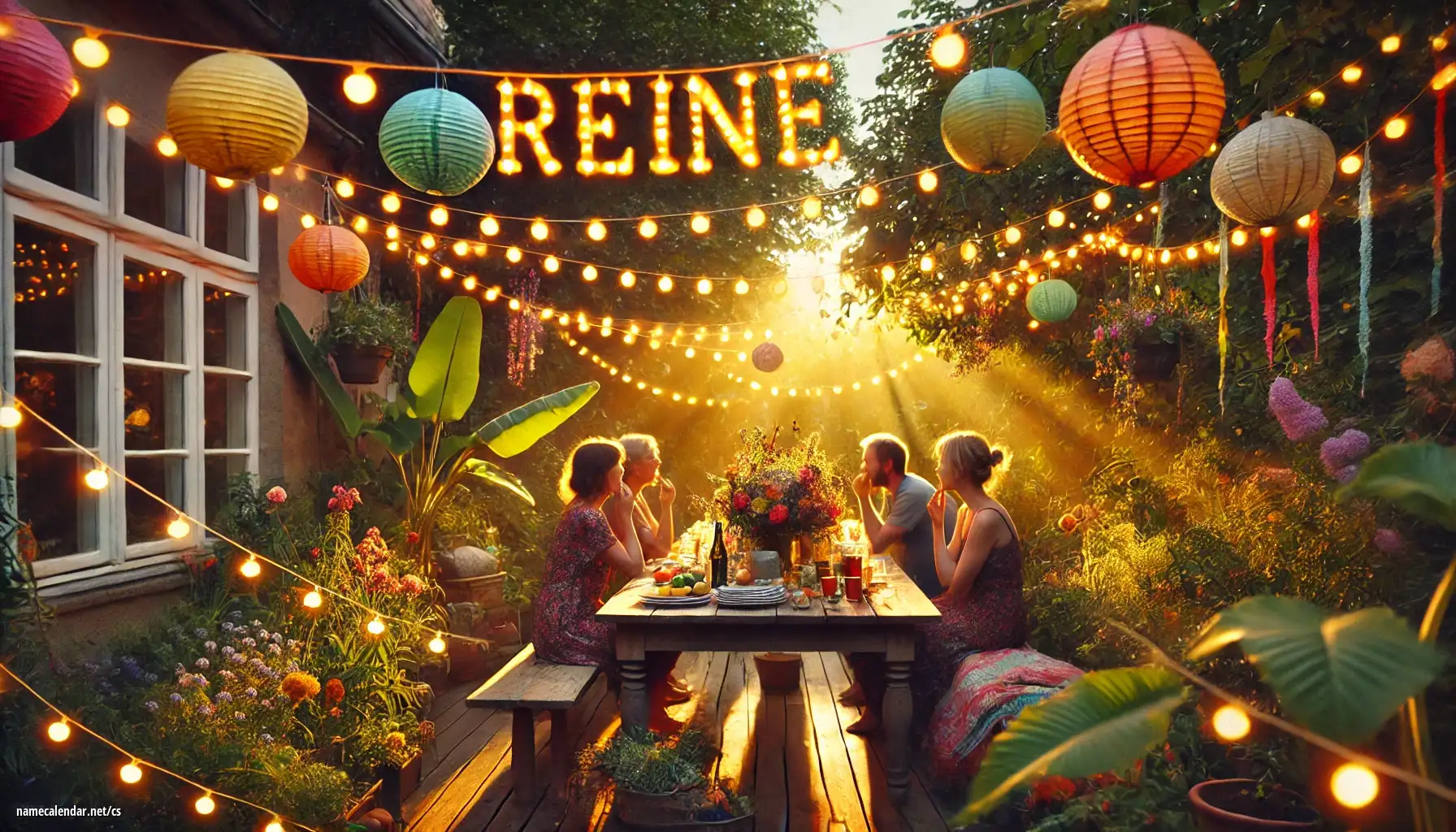 Oslava jmenin a jmenin - Reine