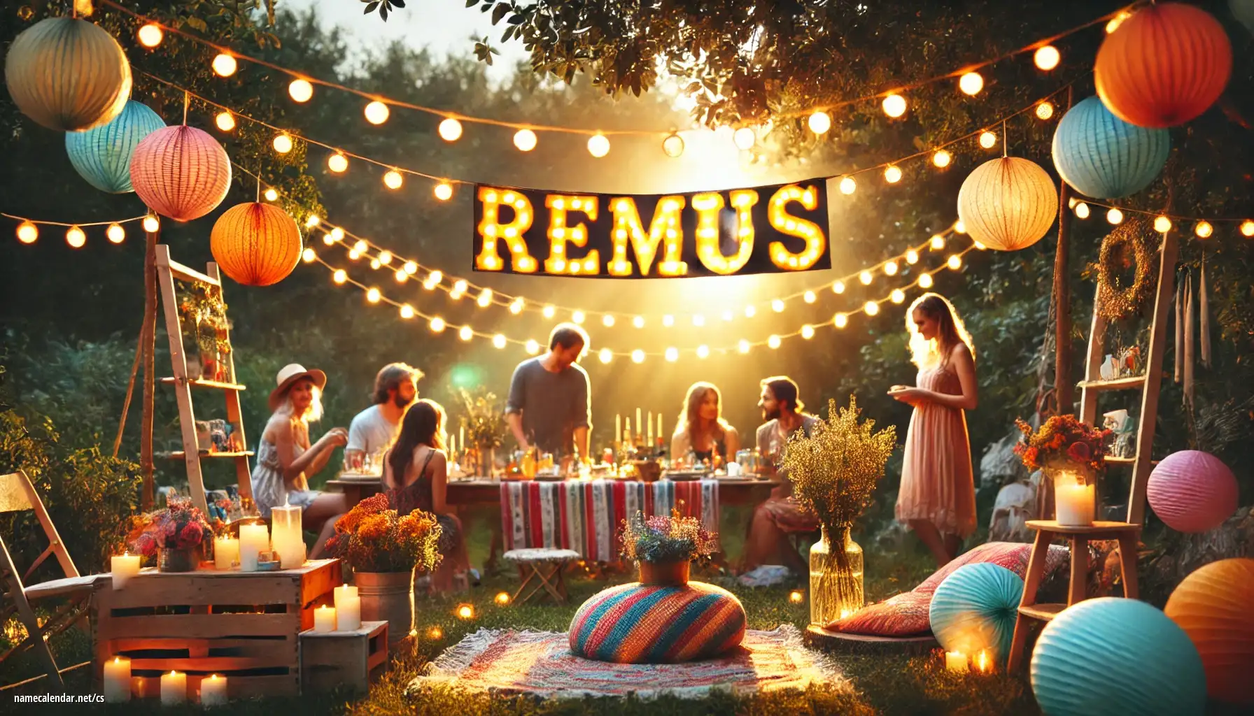 Oslava jmenin a jmenin - Remus