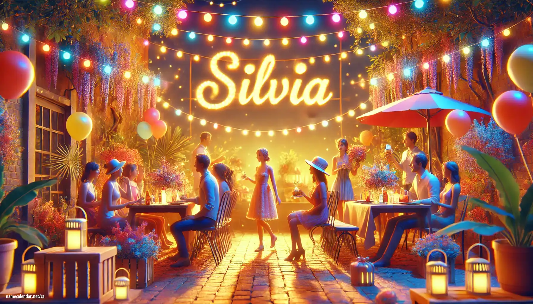 Oslava jmenin a jmenin - Silvia