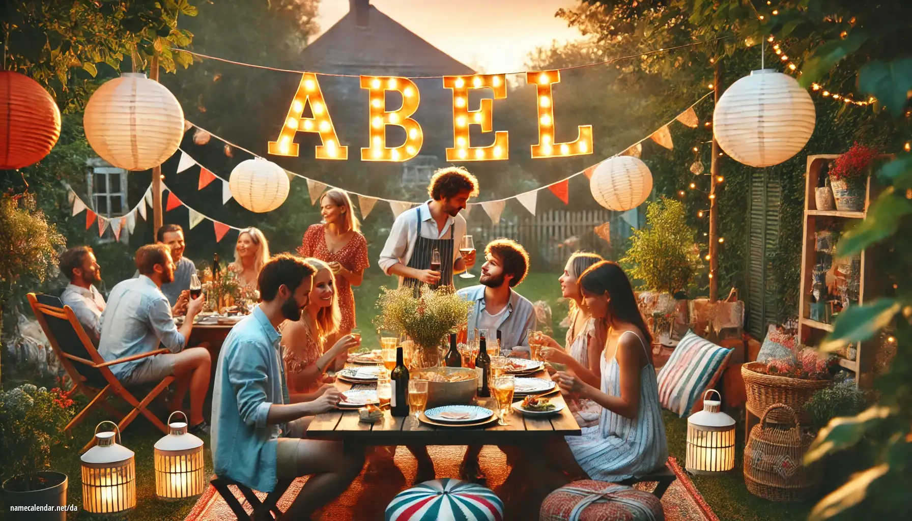 Fejring af navnedag og navn - Abel