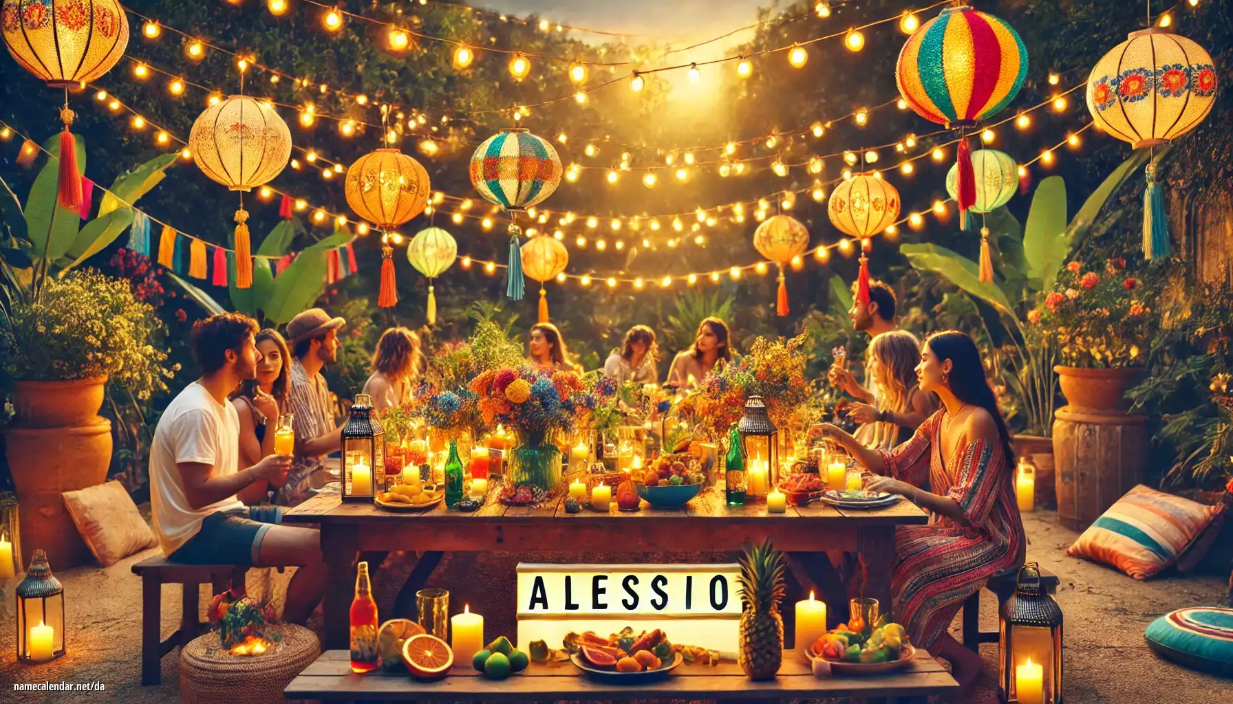 Fejring af navnedag og navn - Alessio