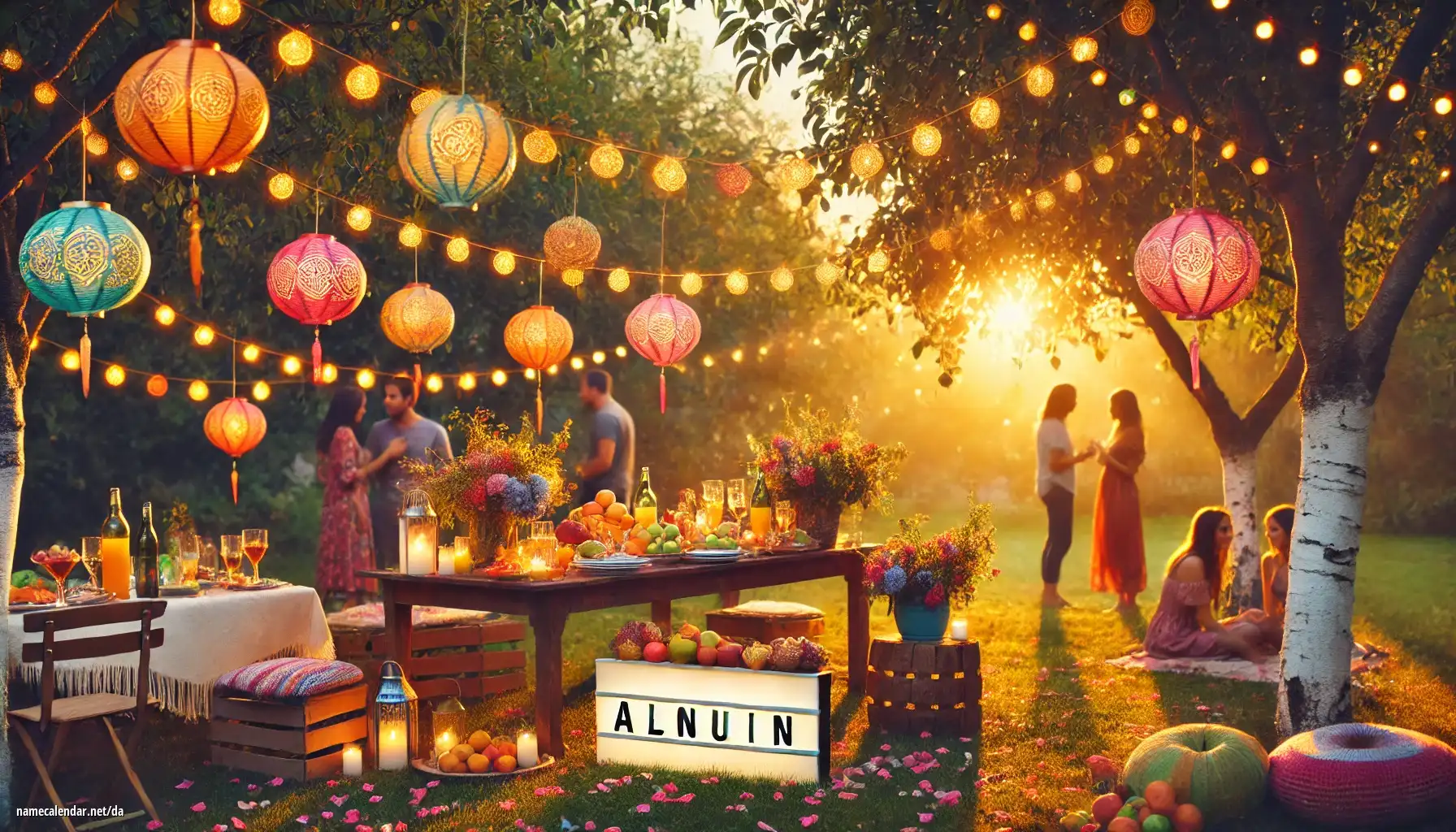 Fejring af navnedag og navn - Alnuin