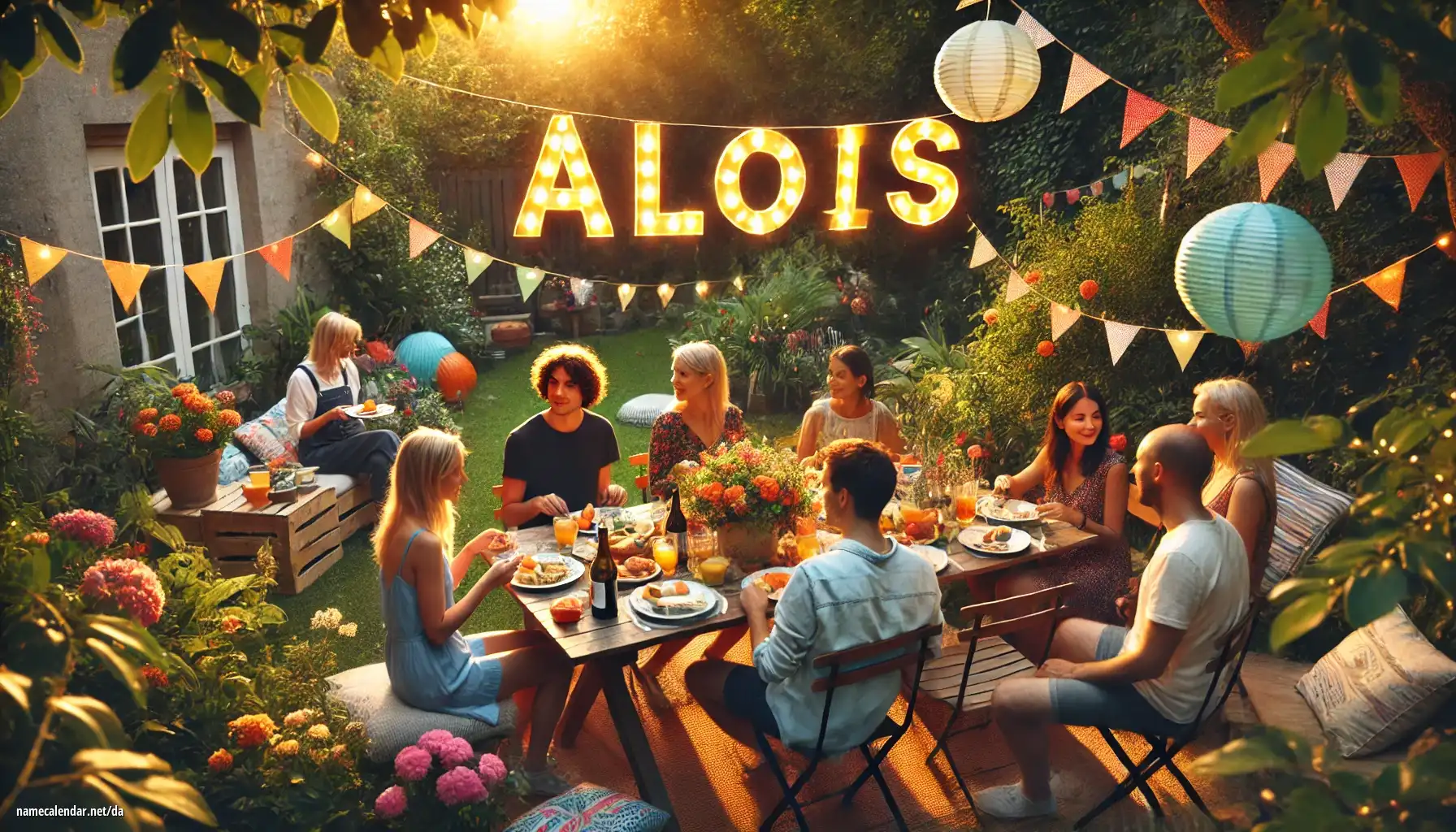 Fejring af navnedag og navn - Alois