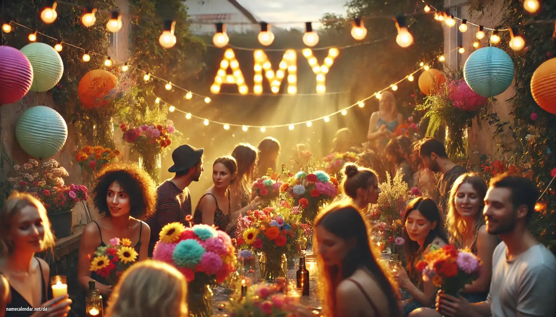 Fejring af navnedag og navn - Amy