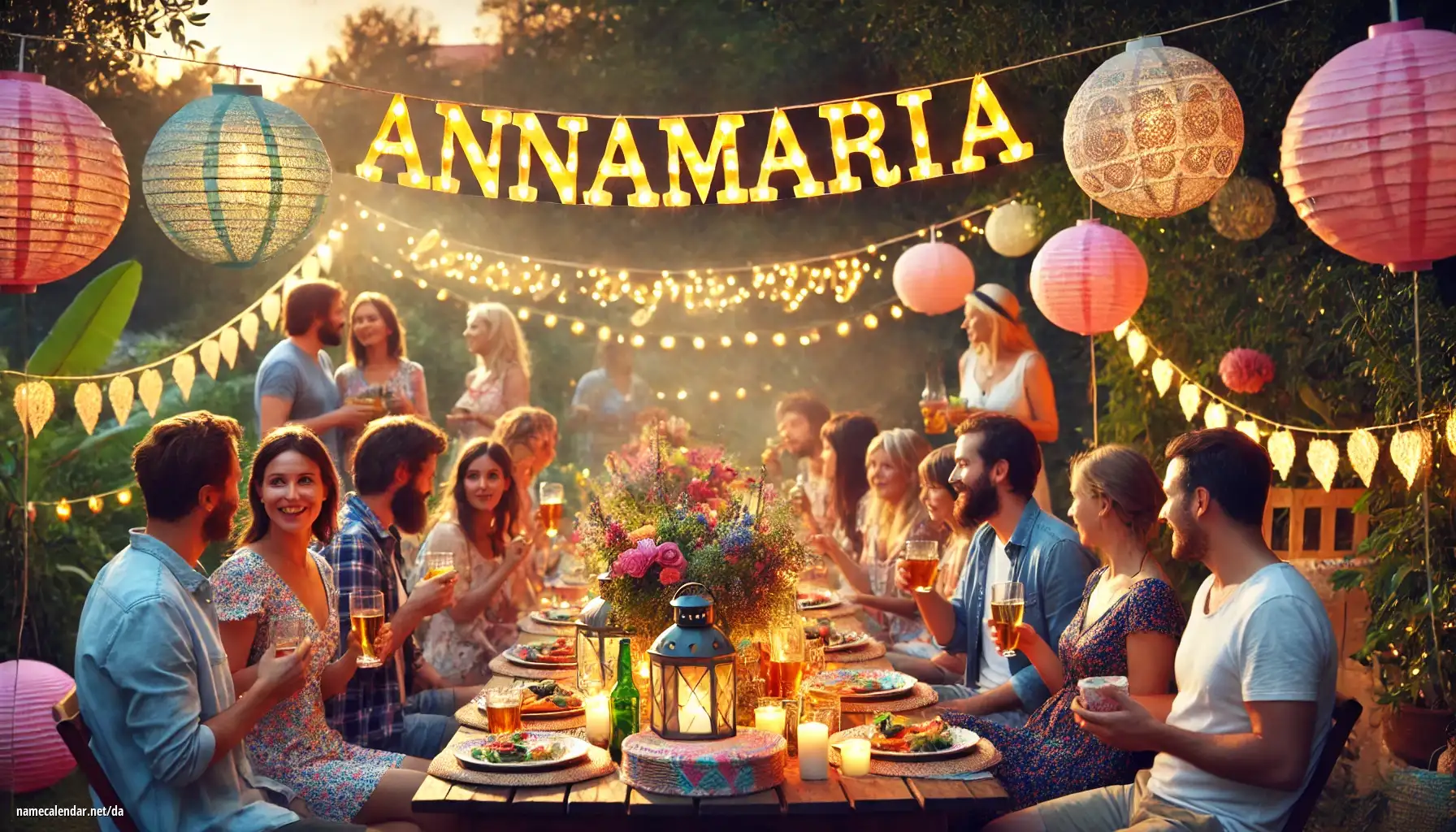 Fejring af navnedag og navn - Annamaria