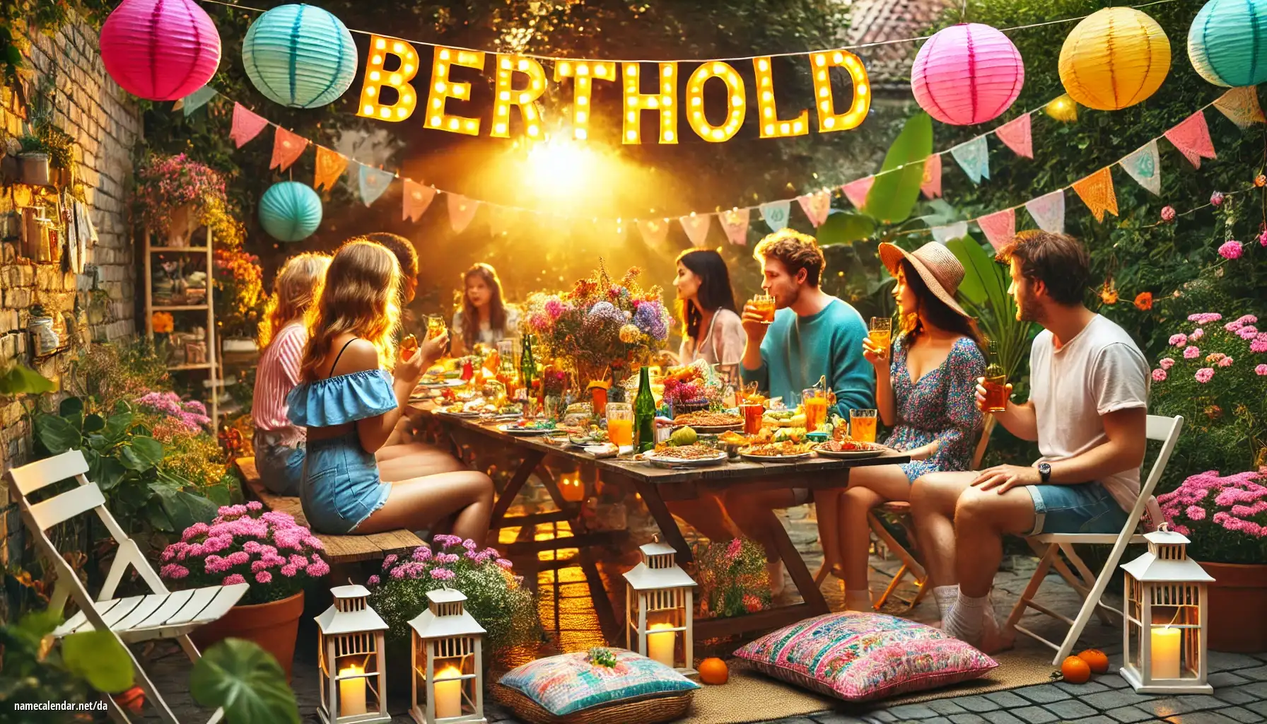 Fejring af navnedag og navn - Berthold
