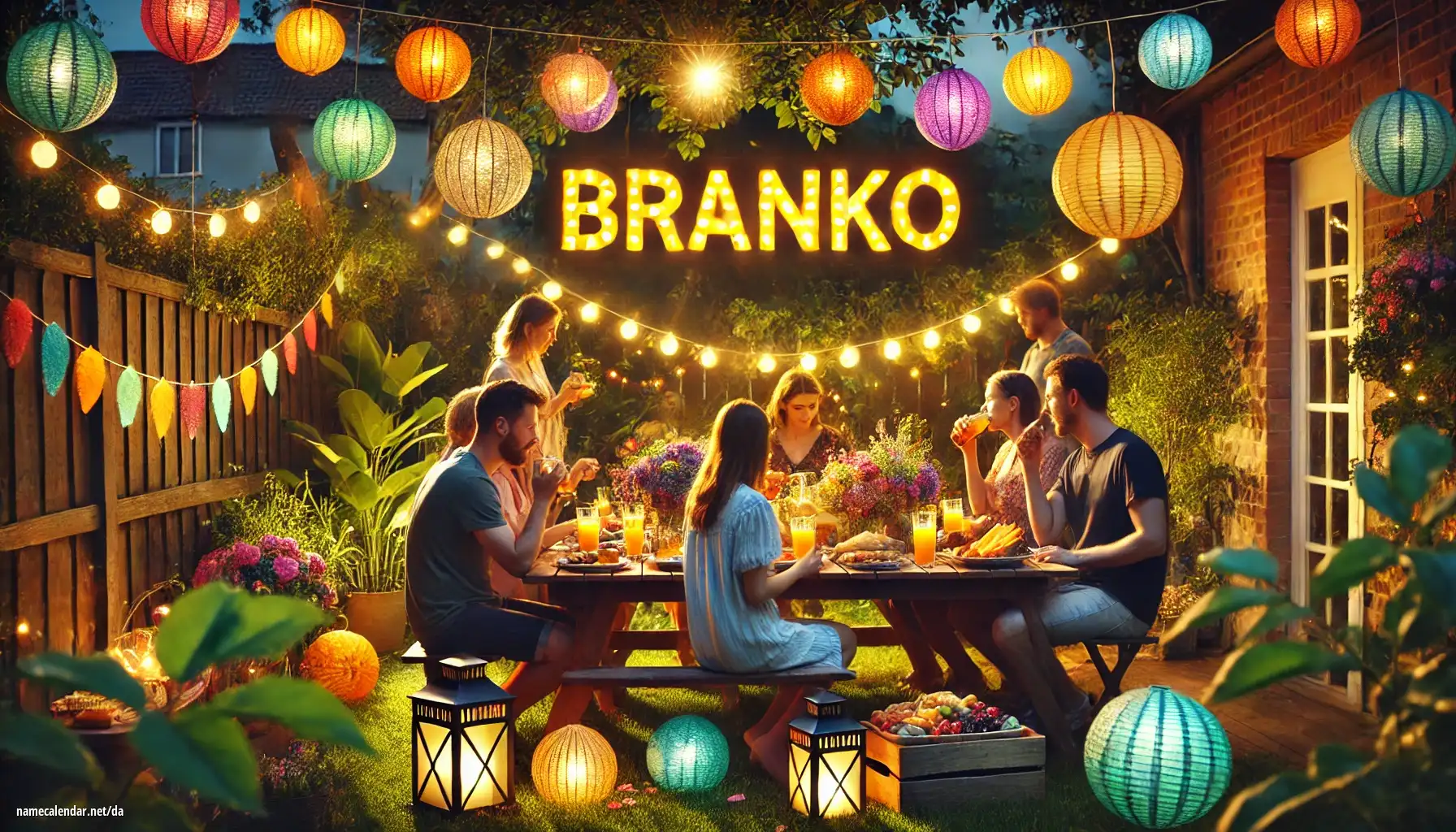 Fejring af navnedag og navn - Branko