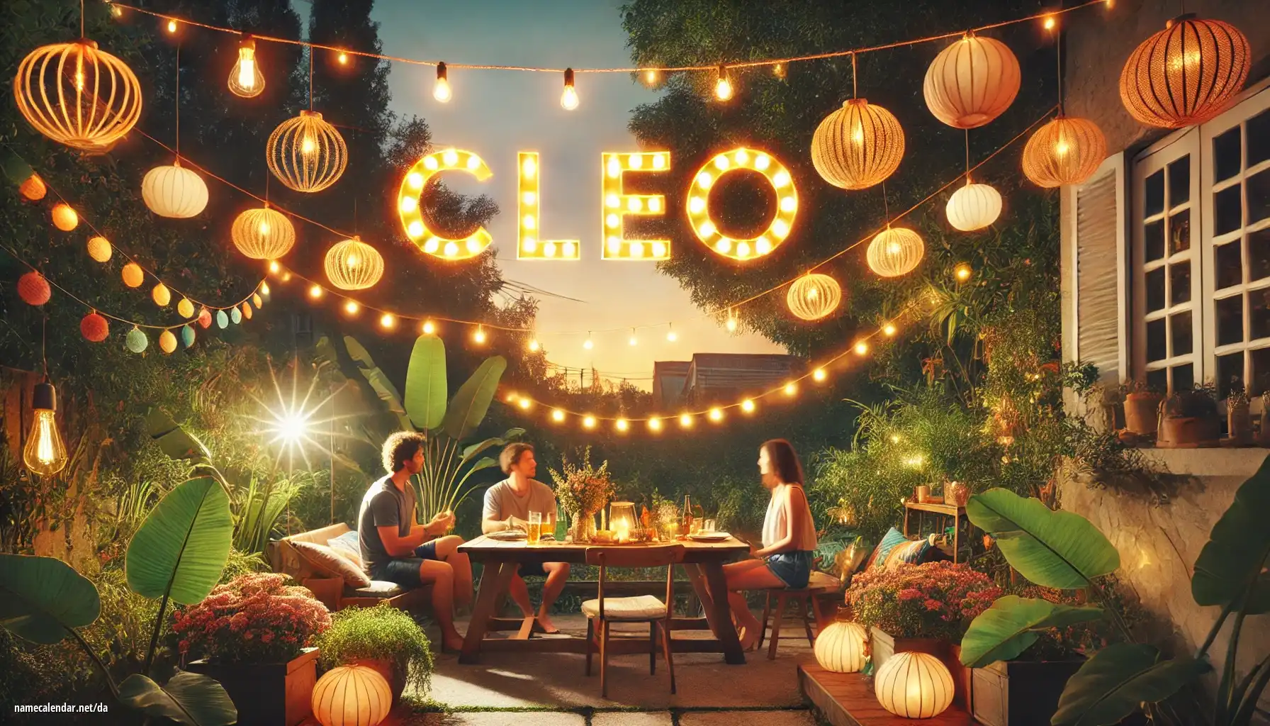 Fejring af navnedag og navn - Cleo